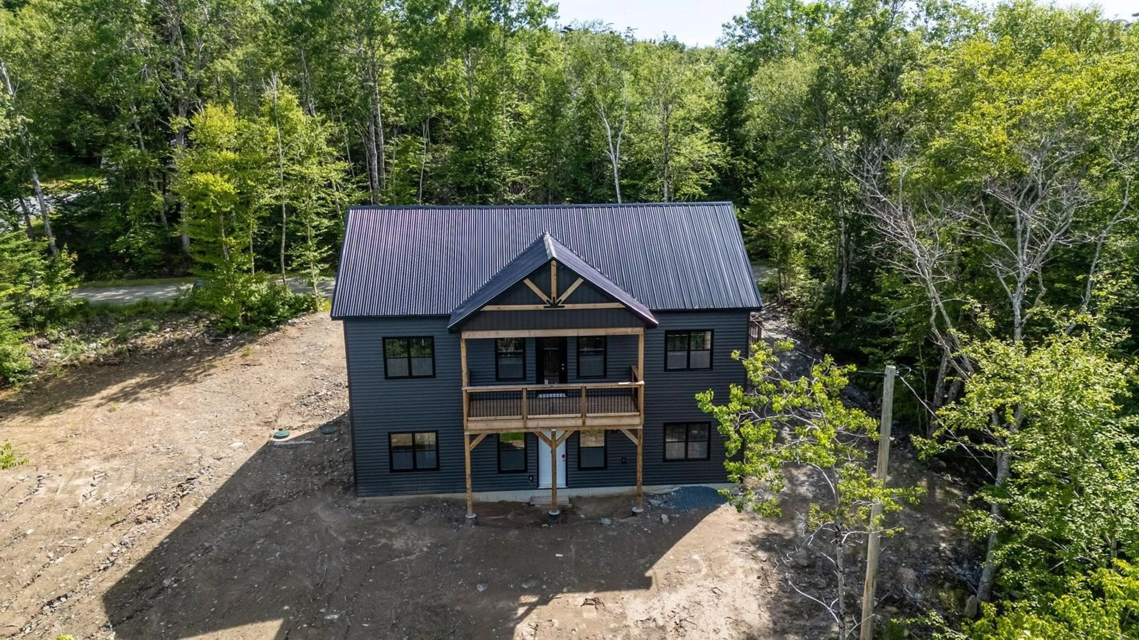 A pic from outside/outdoor area/front of a property/back of a property/a pic from drone, building for 67 Birchview Dr, Lake Charlotte Nova Scotia B0J 2L0