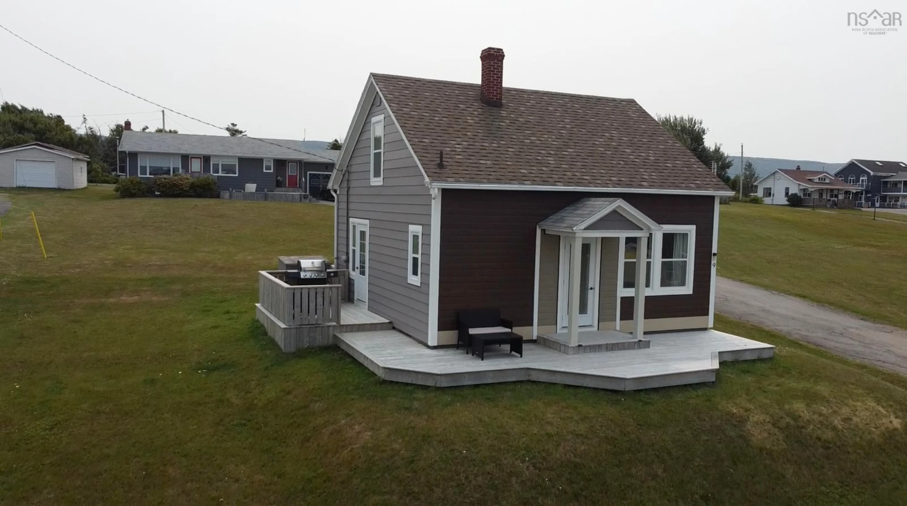 A pic from outside/outdoor area/front of a property/back of a property/a pic from drone, building for 9 Chemin De Susanne Rd, Chéticamp Nova Scotia B0E 1H0