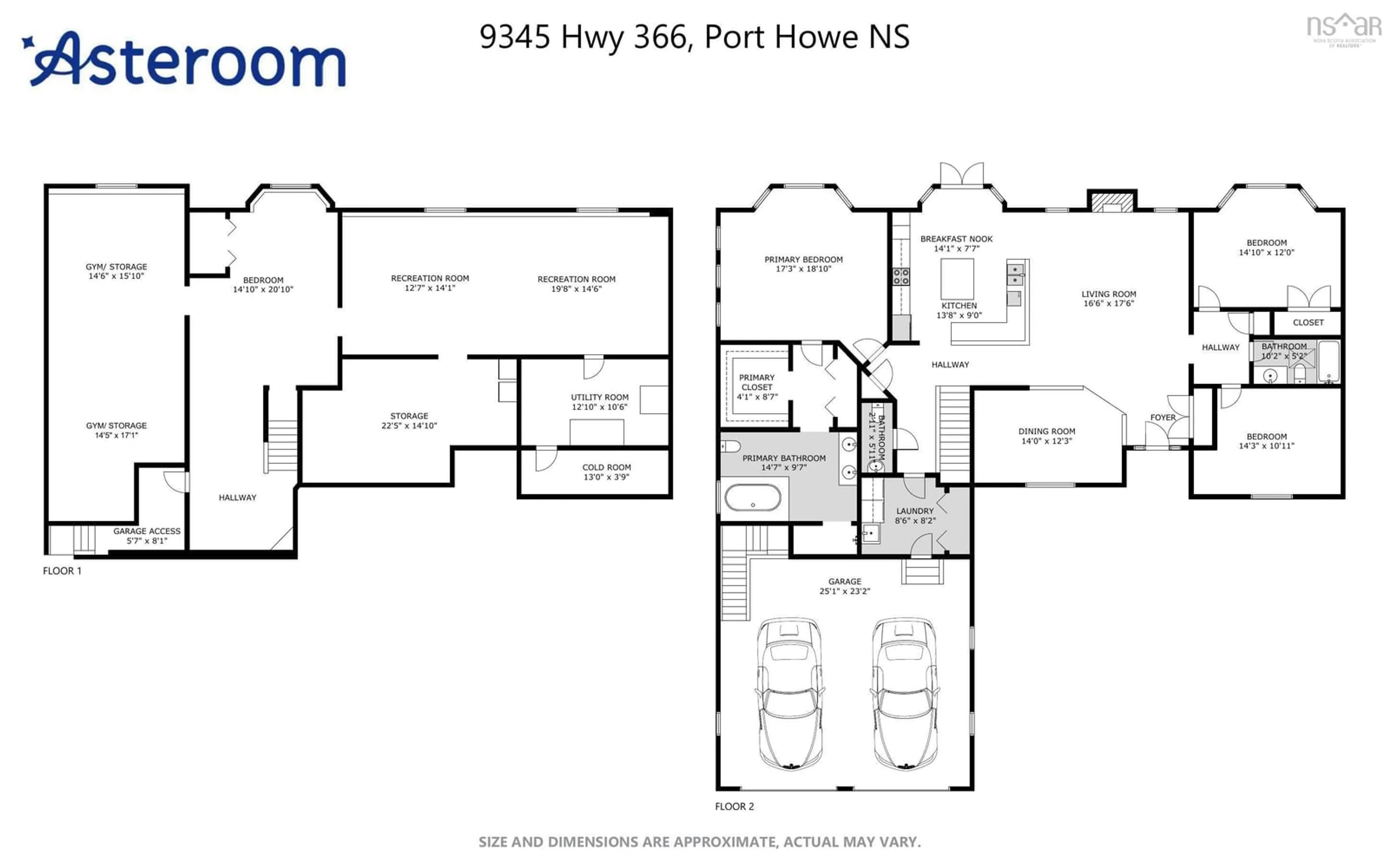 Floor plan for 9345 366 Hwy, Port Howe Nova Scotia B0K 1K0