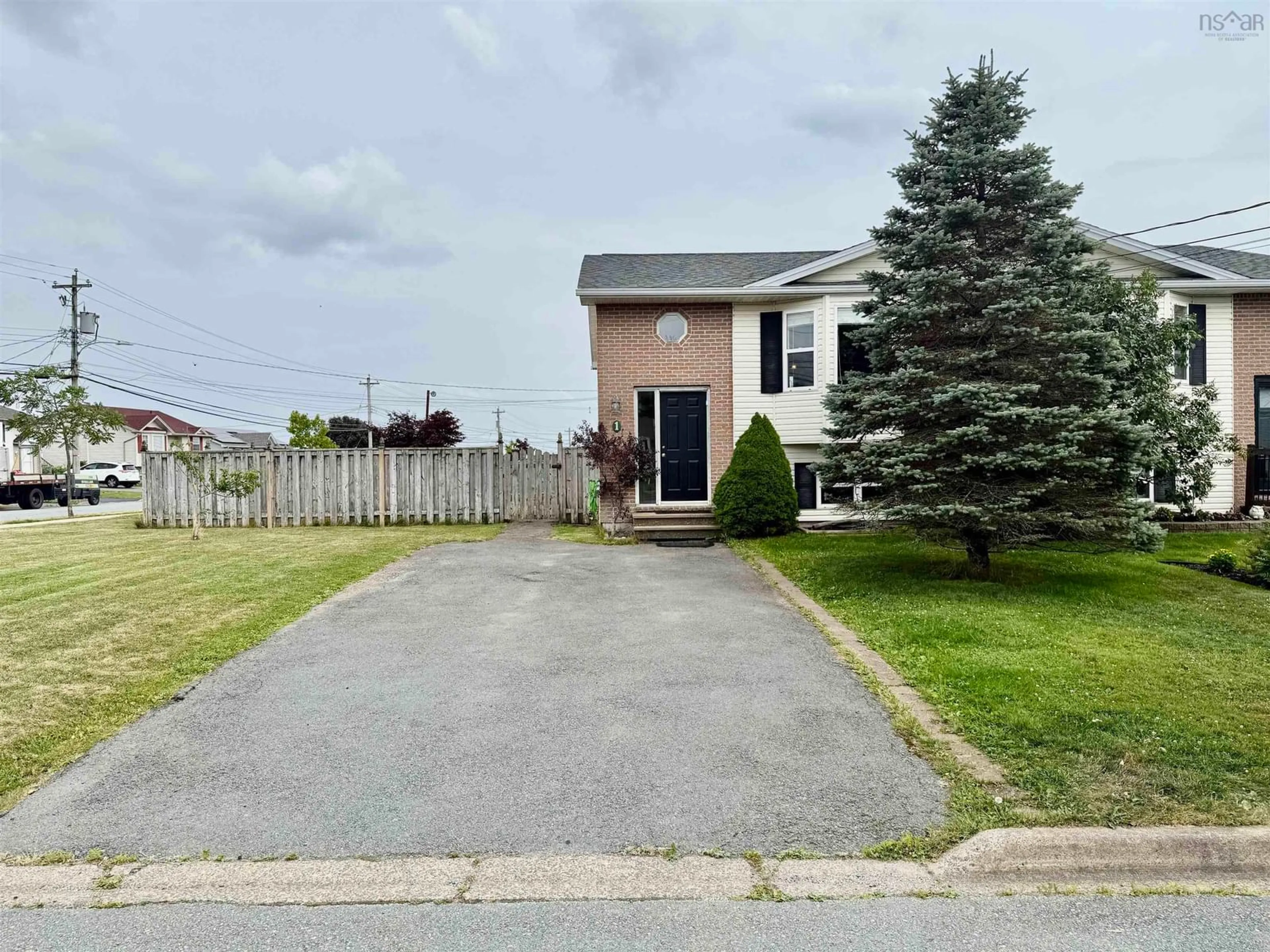 A pic from outside/outdoor area/front of a property/back of a property/a pic from drone, street for 1 Kohar Crt, Eastern Passage Nova Scotia B3G 1N6