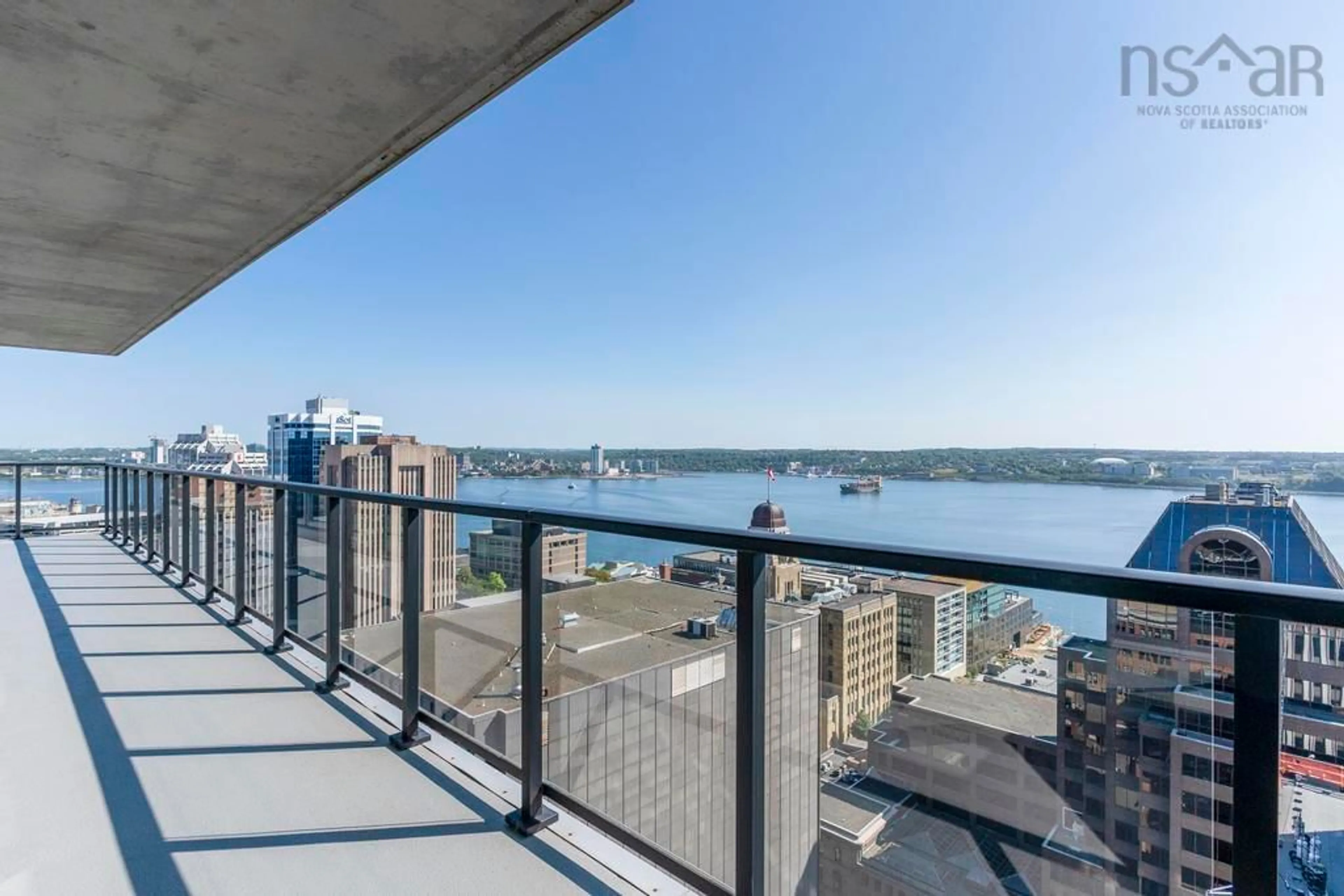 Balcony in the apartment, water/lake/river/ocean view for 1650 Granville St #1903, Halifax Nova Scotia B3J 0E1