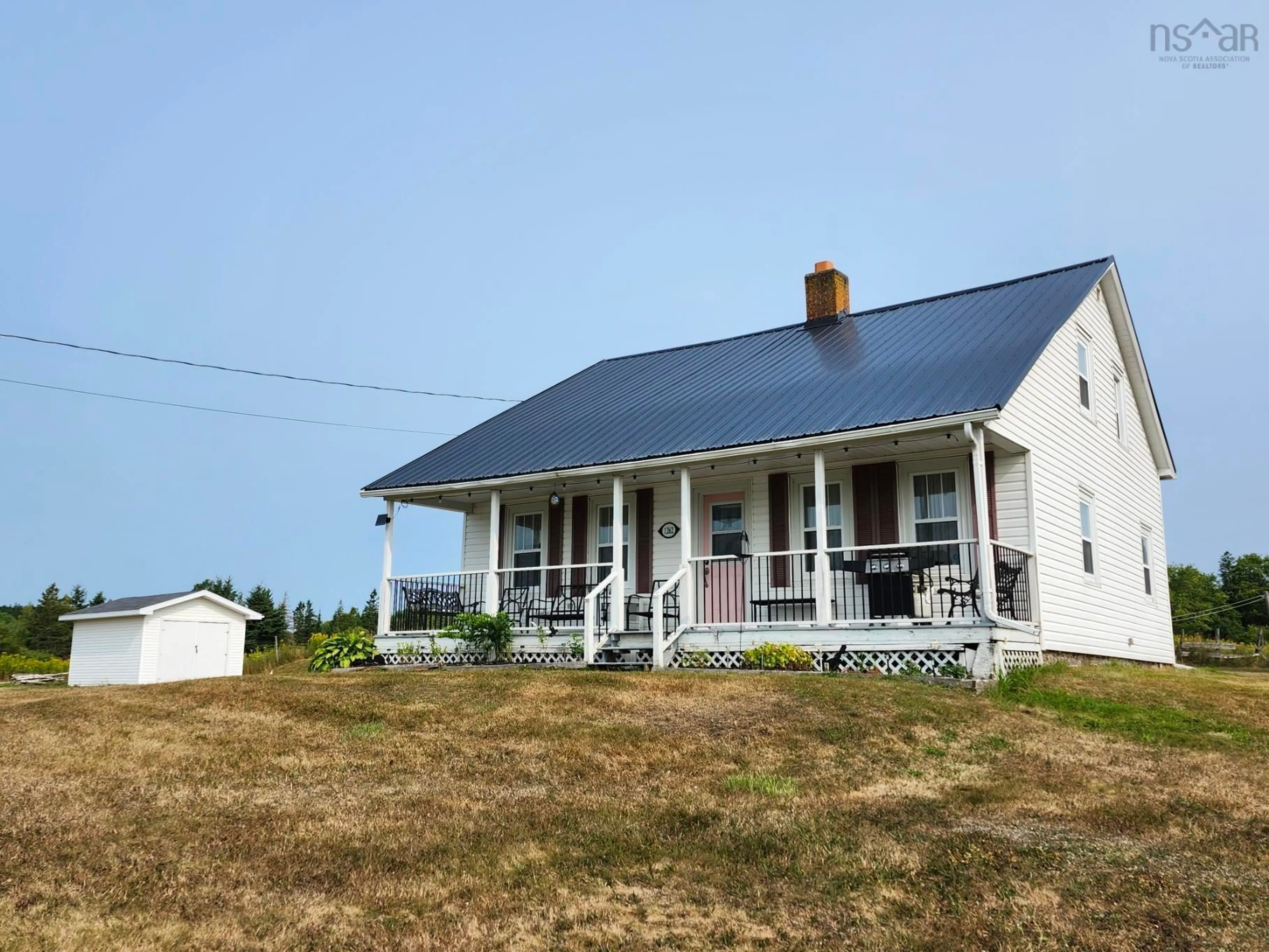 A pic from outside/outdoor area/front of a property/back of a property/a pic from drone, building for 1262 Pembroke Rd, Upper Stewiacke Nova Scotia B0N 2P0