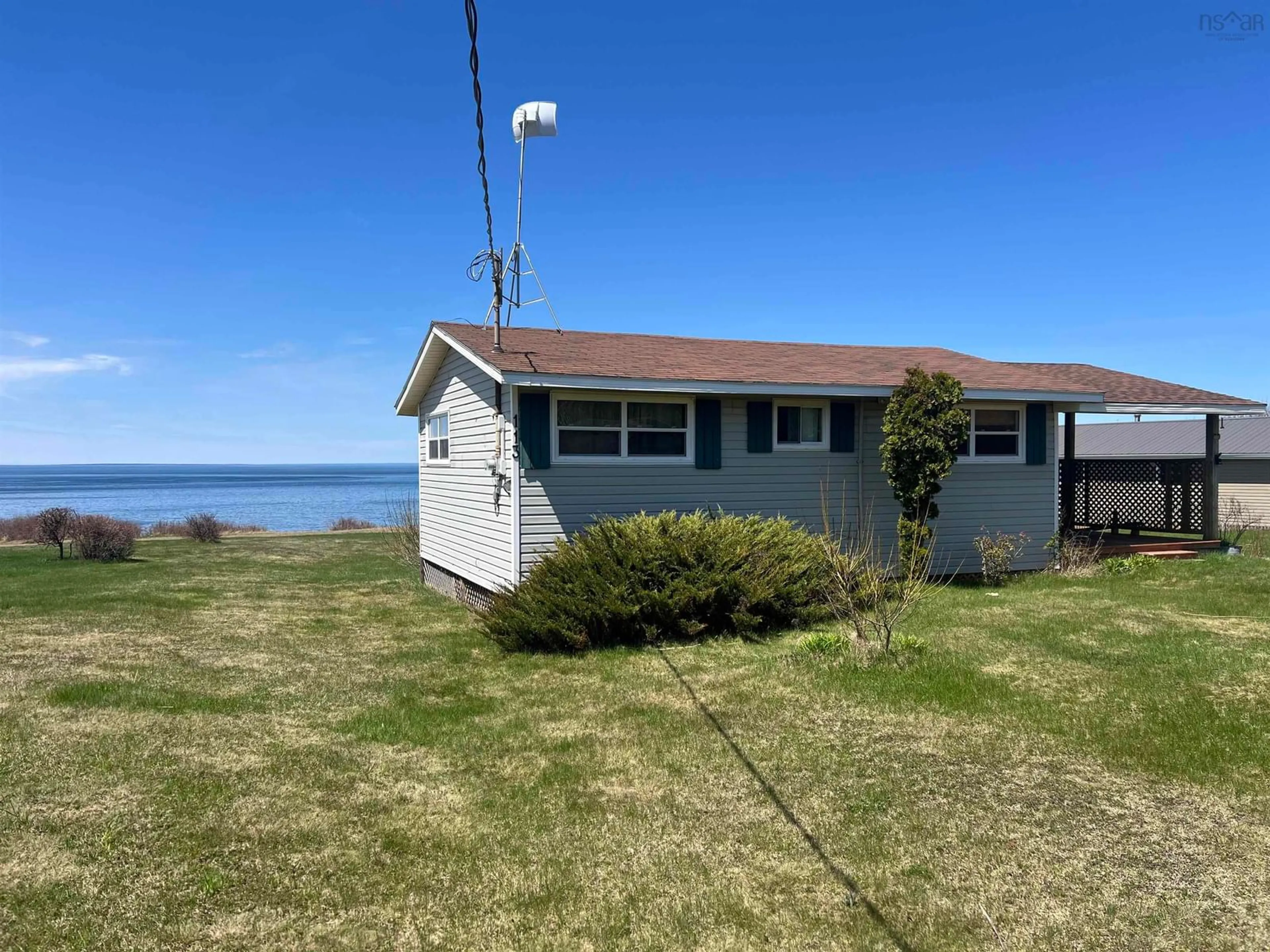 A pic from outside/outdoor area/front of a property/back of a property/a pic from drone, water/lake/river/ocean view for 113 Ceilidh, Lismore Nova Scotia B0K 1B0
