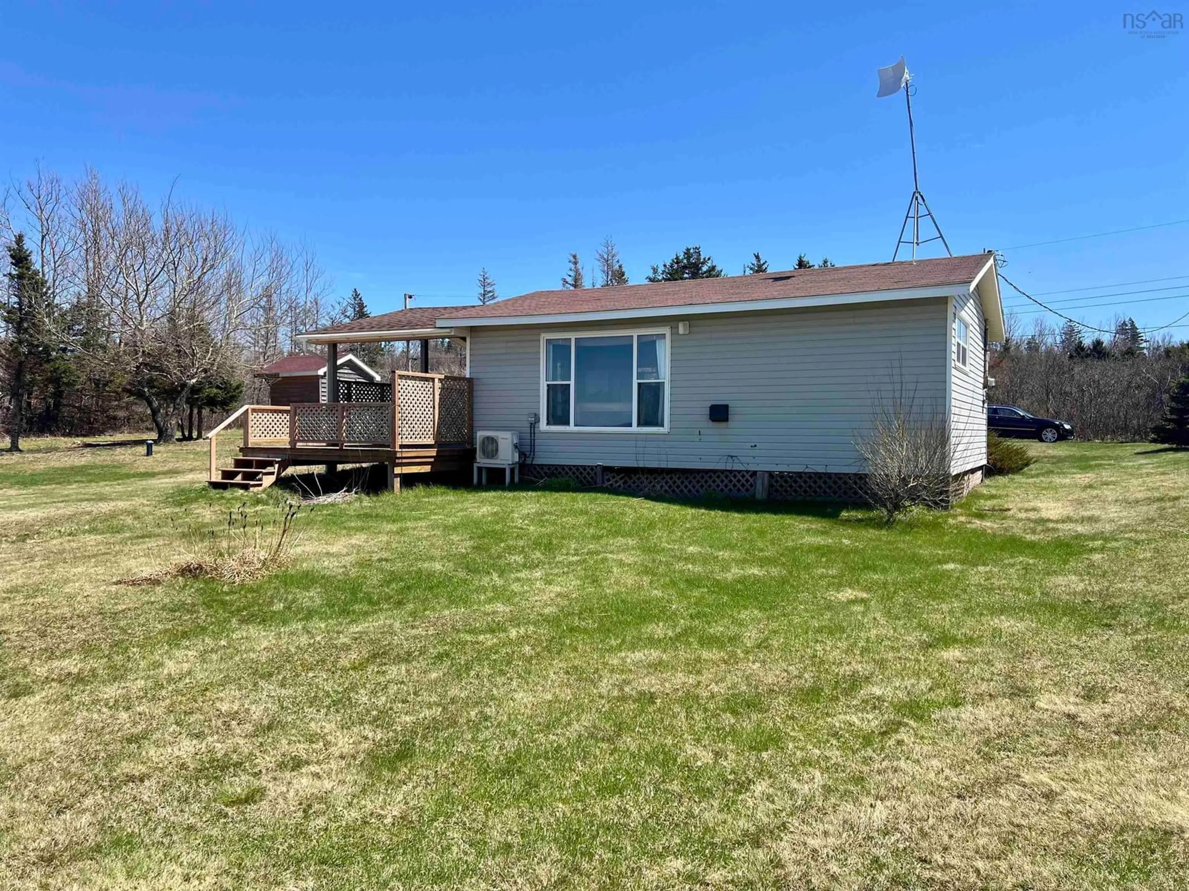 A pic from outside/outdoor area/front of a property/back of a property/a pic from drone, water/lake/river/ocean view for 113 Ceilidh, Lismore Nova Scotia B0K 1B0