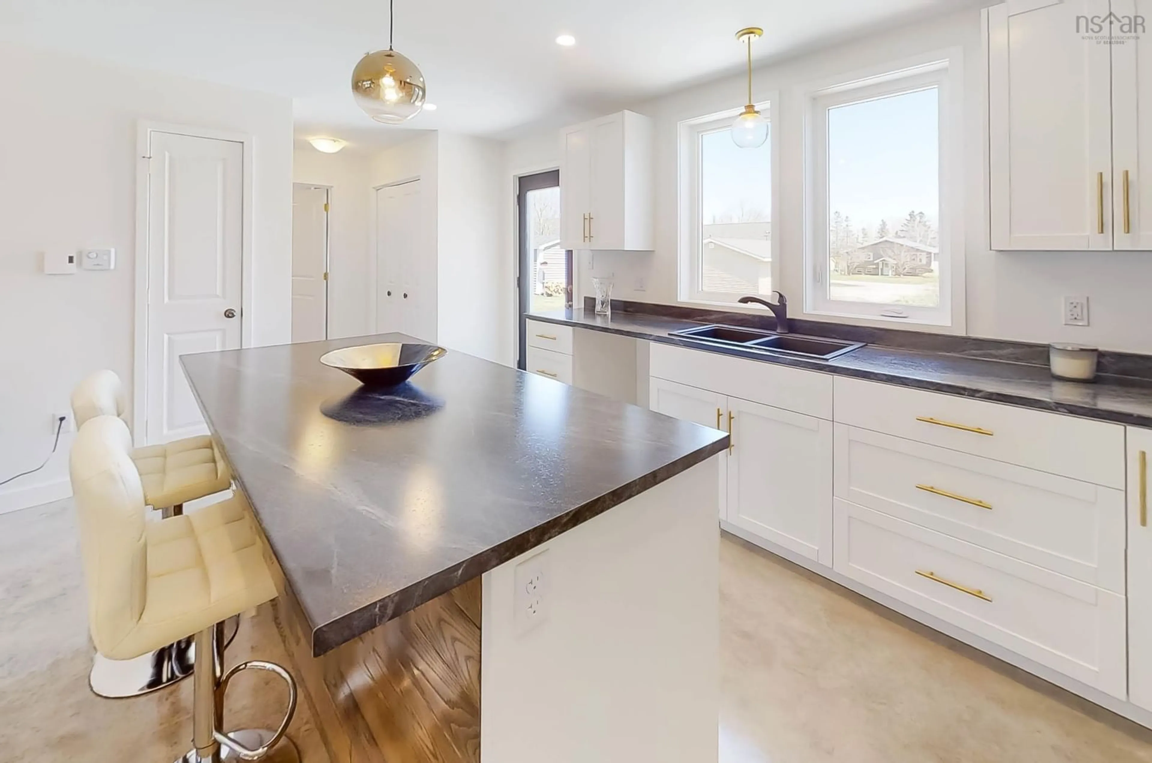 Open concept kitchen, ceramic/tile floor for 3 Autumn Dr, Berwick Nova Scotia B0P 1E0