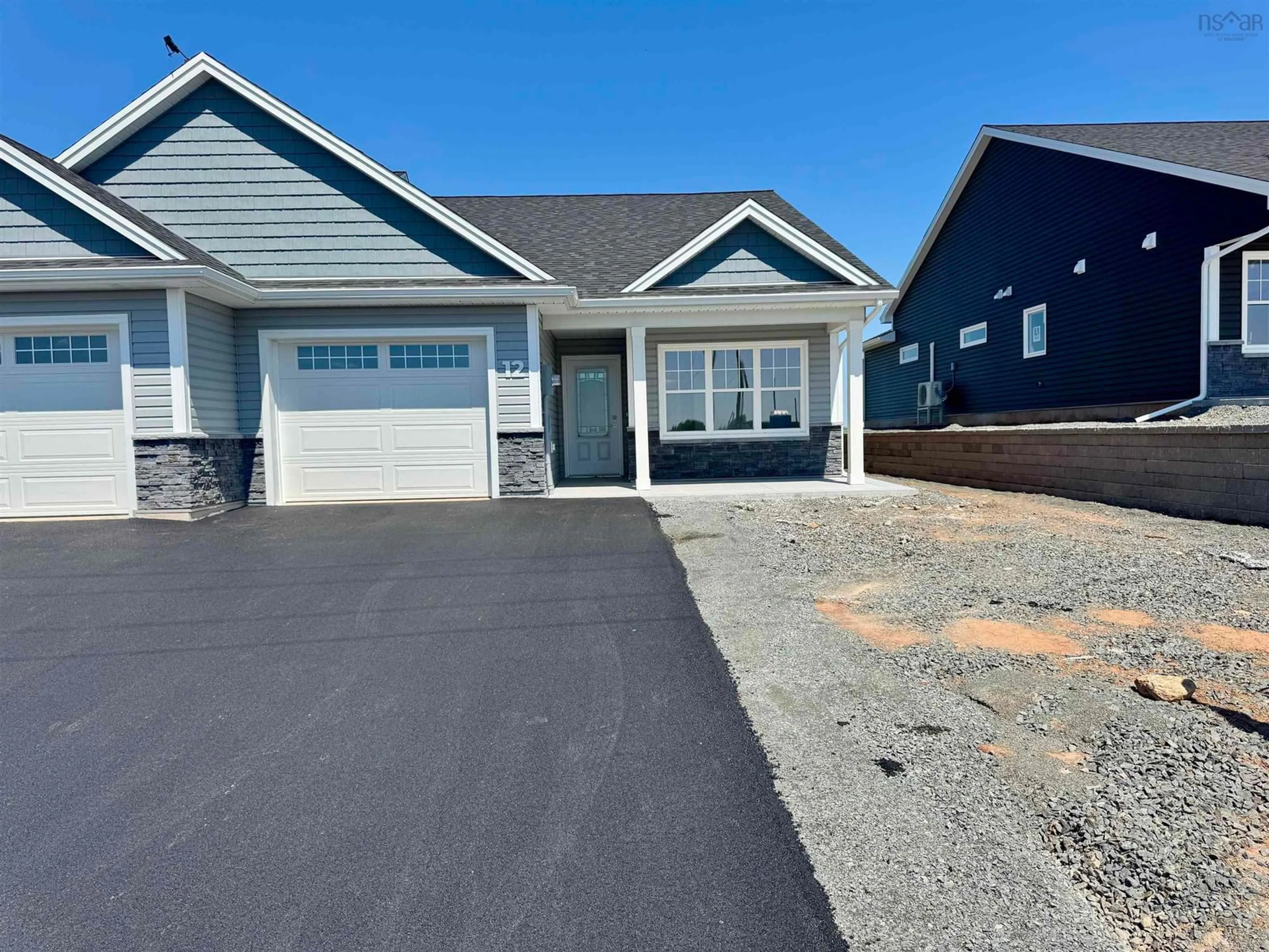 Home with vinyl exterior material, street for 12 Abbey Rd, Garlands Crossing Nova Scotia B0N 2T0