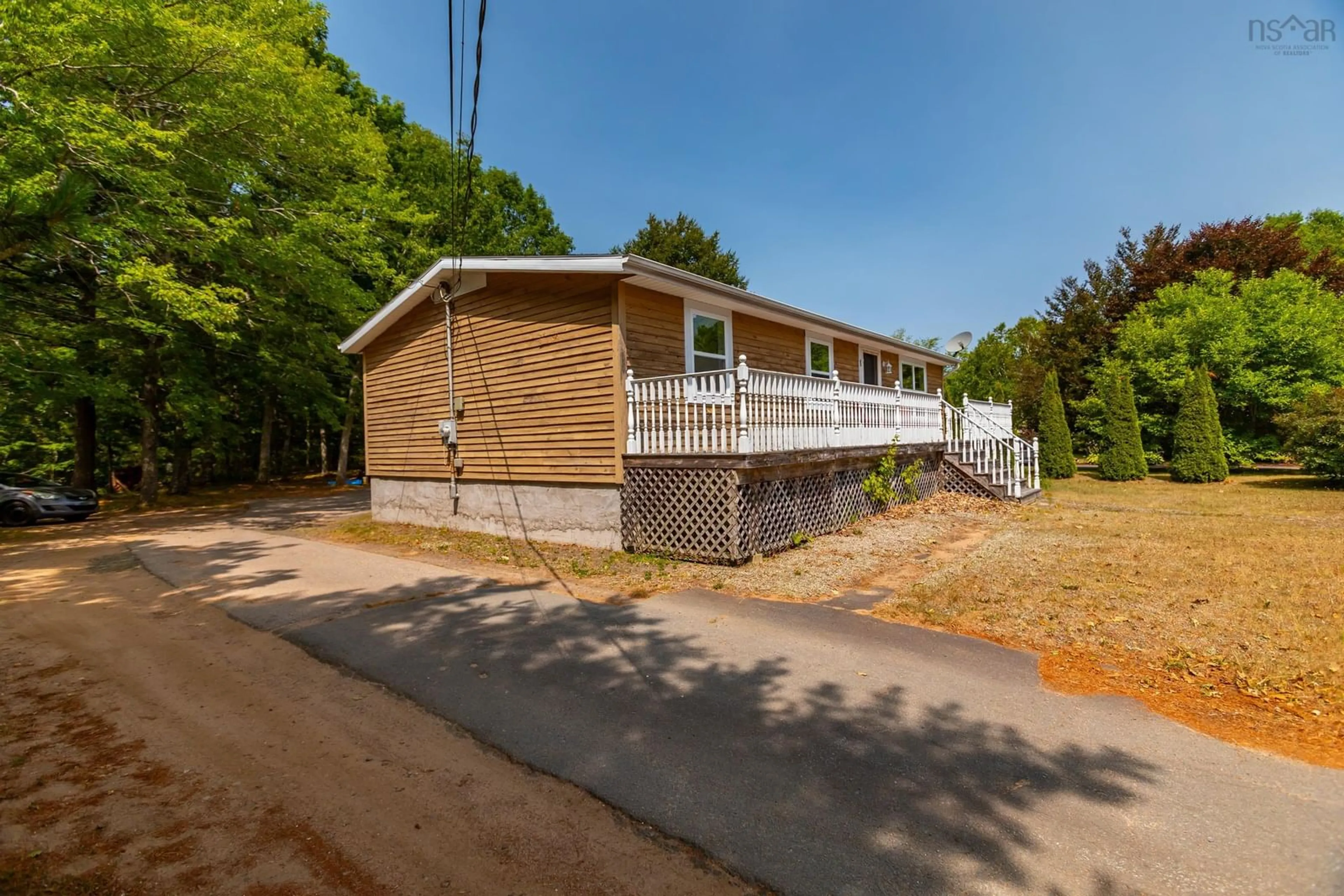 A pic from outside/outdoor area/front of a property/back of a property/a pic from drone, street for 1 Pinecrest Dr, Middleton Nova Scotia B0S 1P0