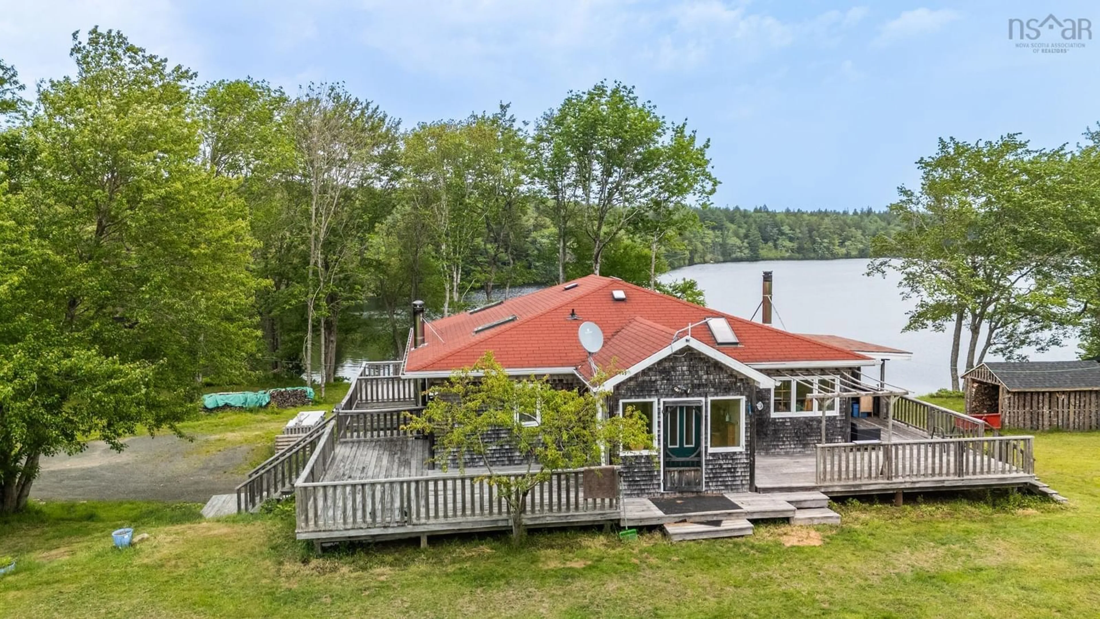 Patio, water/lake/river/ocean view for 956 Highway 203, Kemptville Nova Scotia B5A 5R3