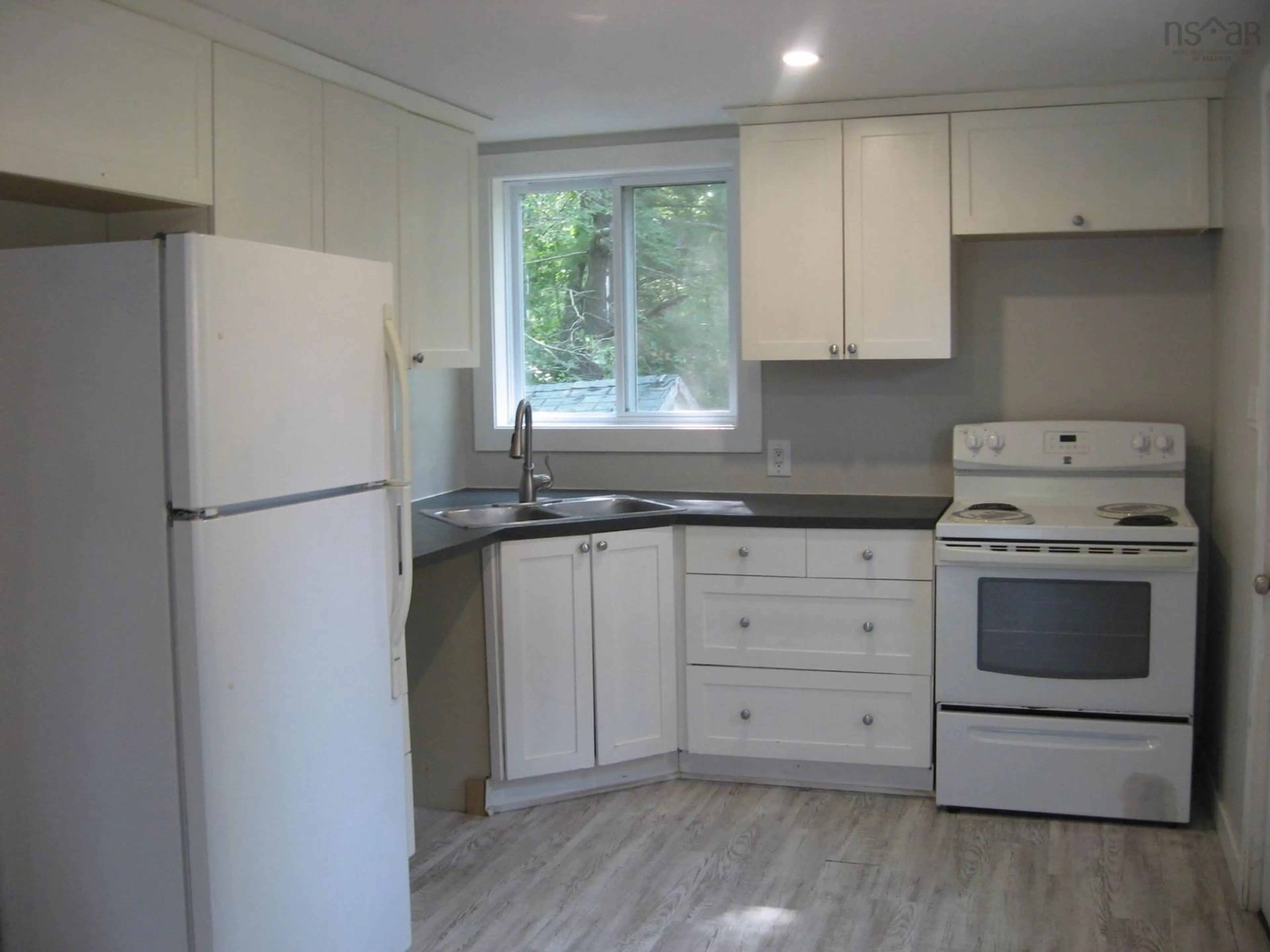 Standard kitchen, wood/laminate floor for 4109 Highway 3, Brooklyn Nova Scotia B0J 1H0