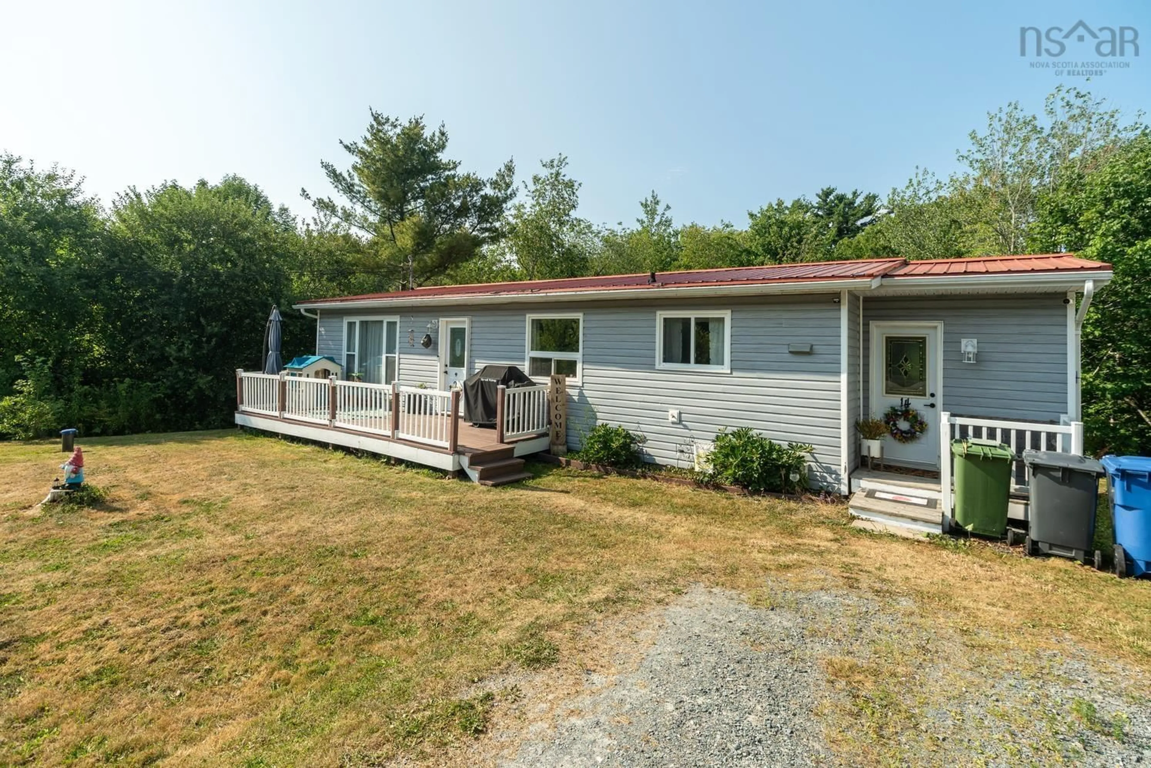 A pic from outside/outdoor area/front of a property/back of a property/a pic from drone, water/lake/river/ocean view for 14 Oldham Rd, Enfield Nova Scotia B2T 1E2