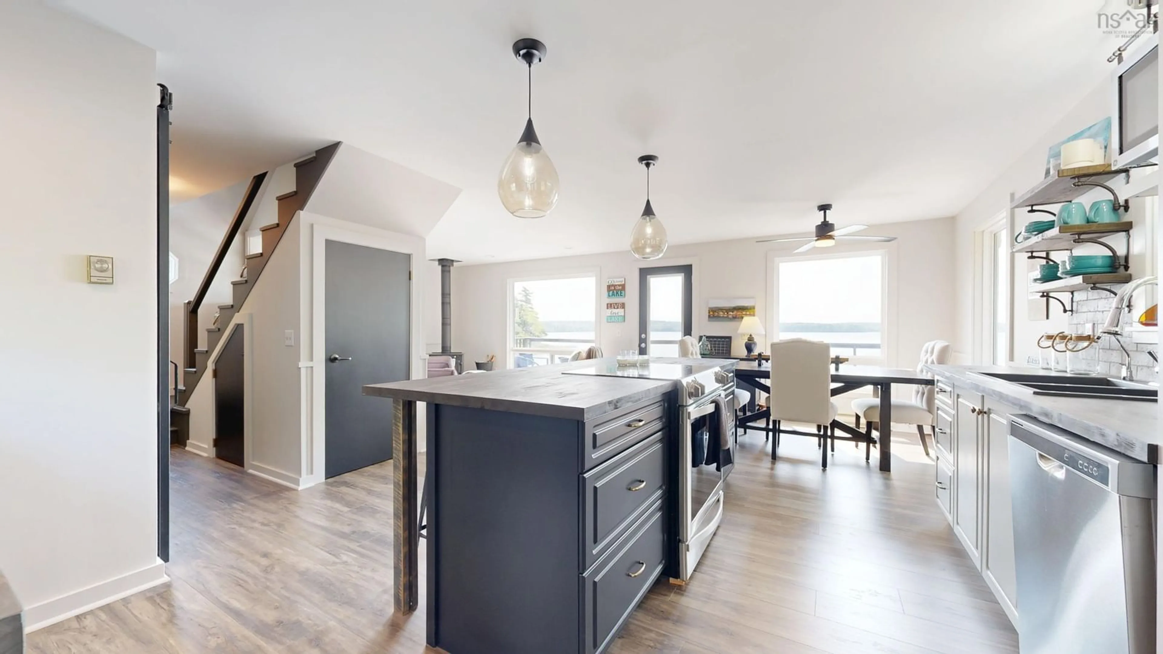 Open concept kitchen, unknown for 109 Troop Rd, North Range Nova Scotia B0W 1H0