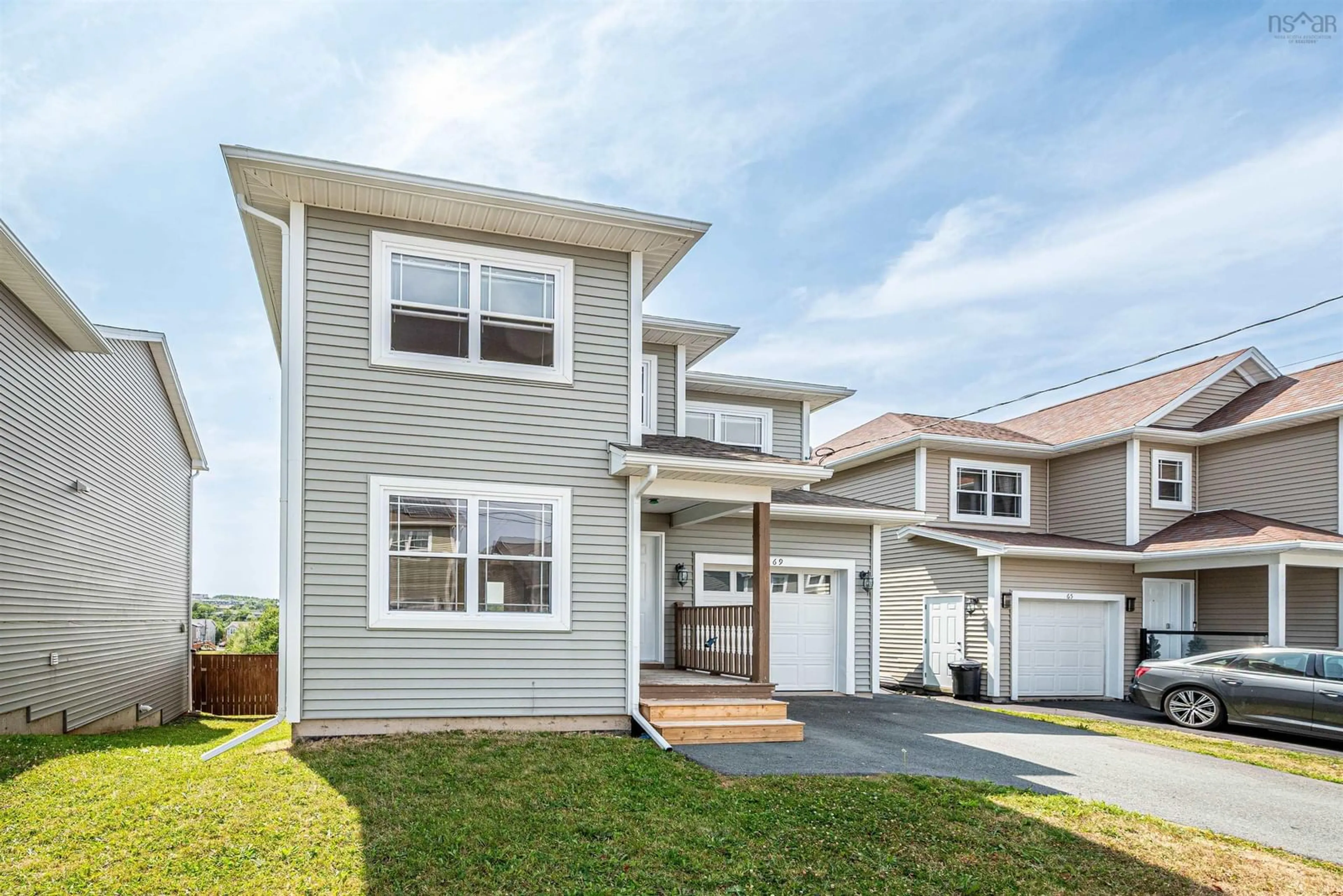 Home with vinyl exterior material, street for 69 Alabaster Way, Halifax Nova Scotia B3P 0E7