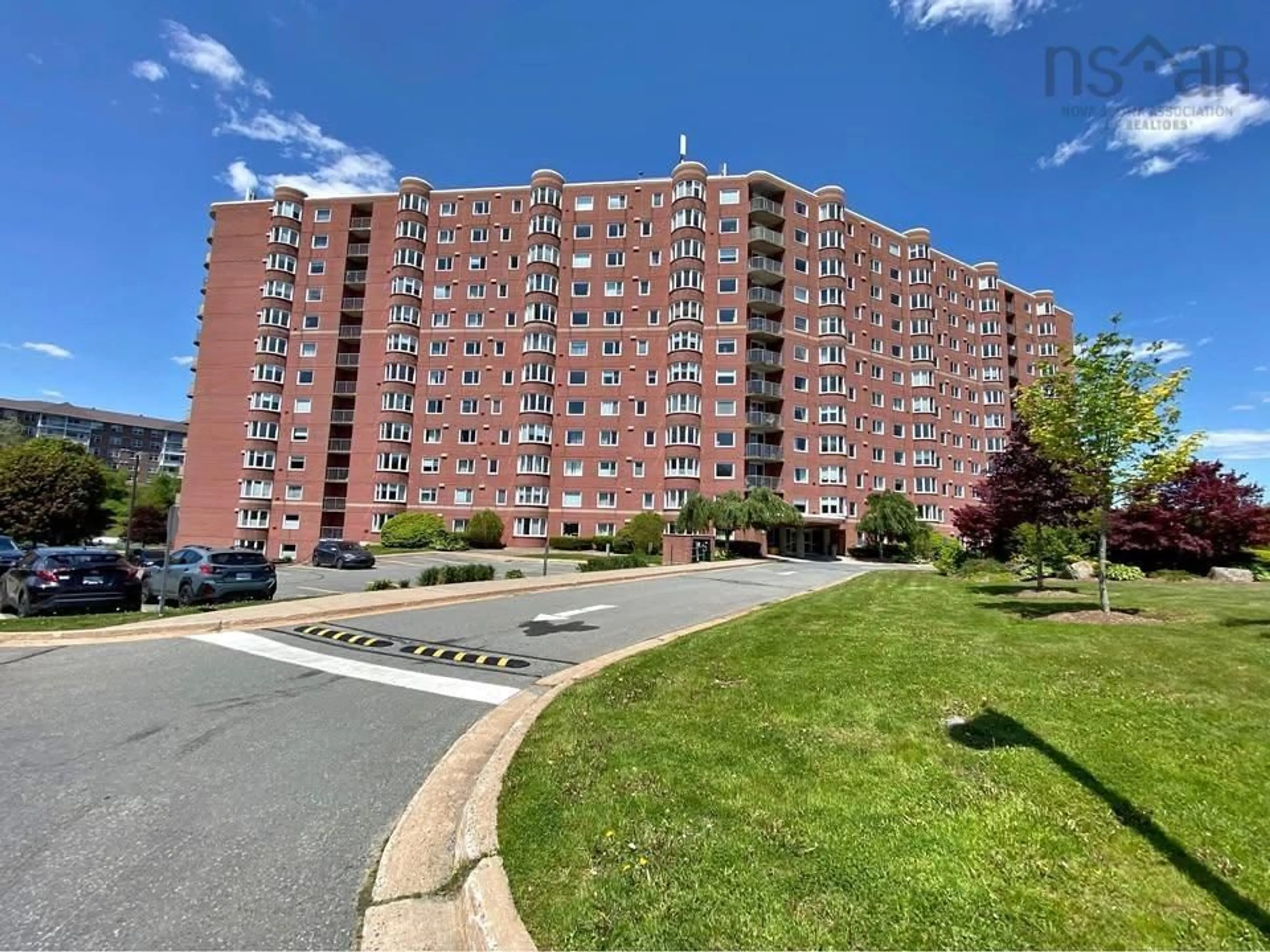 A pic from outside/outdoor area/front of a property/back of a property/a pic from drone, street for 45 Vimy Ave #619, Halifax Nova Scotia B3M 4C5