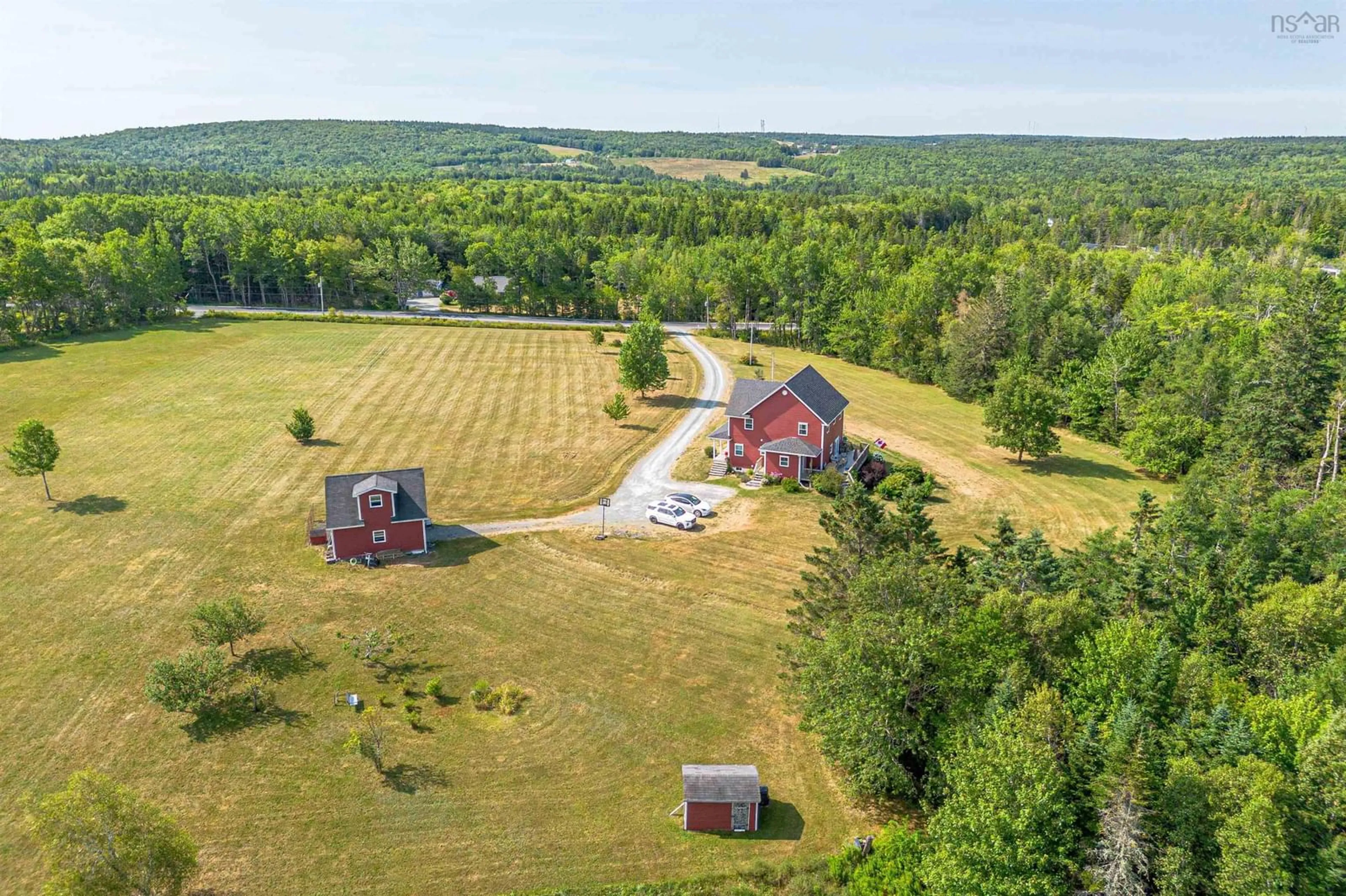 A pic from outside/outdoor area/front of a property/back of a property/a pic from drone, unknown for 754 Greenhill Rd, Greenhill Nova Scotia B0N 2A0