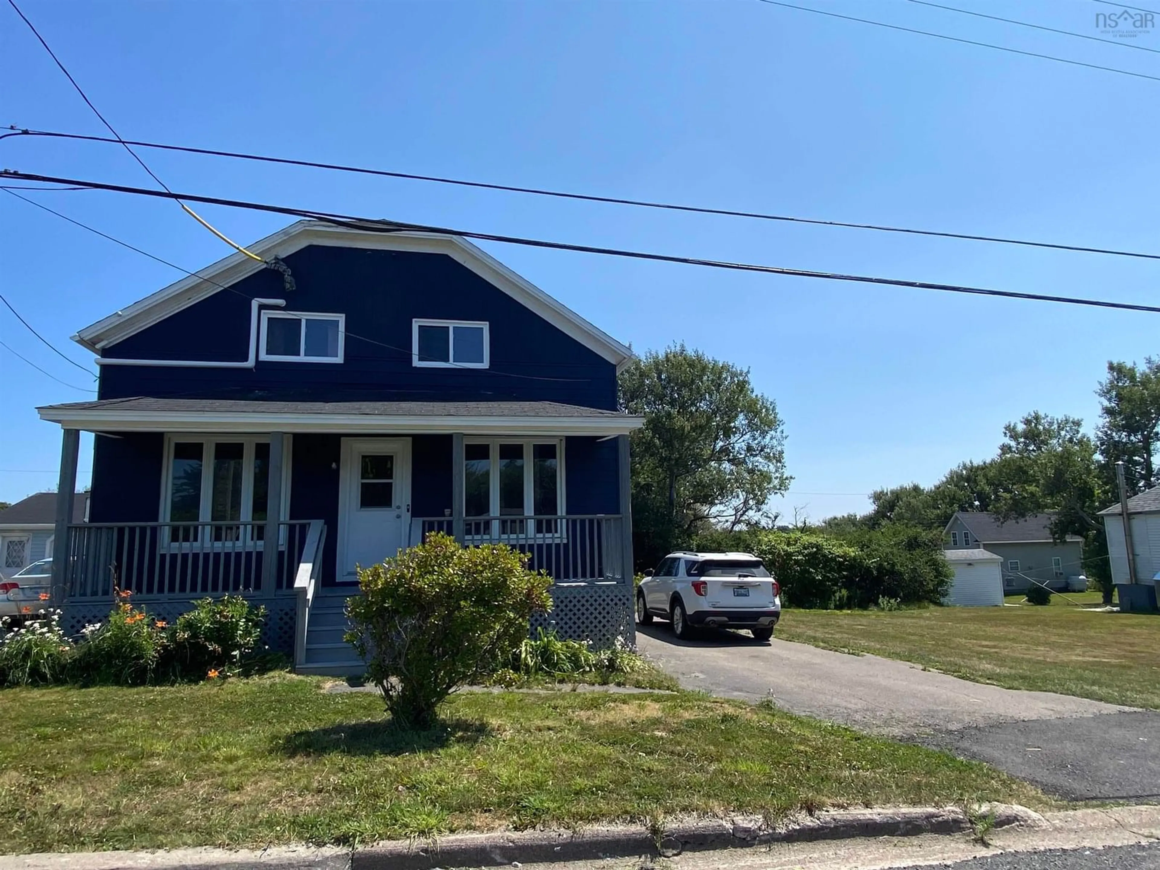 A pic from outside/outdoor area/front of a property/back of a property/a pic from drone, street for 246 James St, New Waterford Nova Scotia B1H 2X8