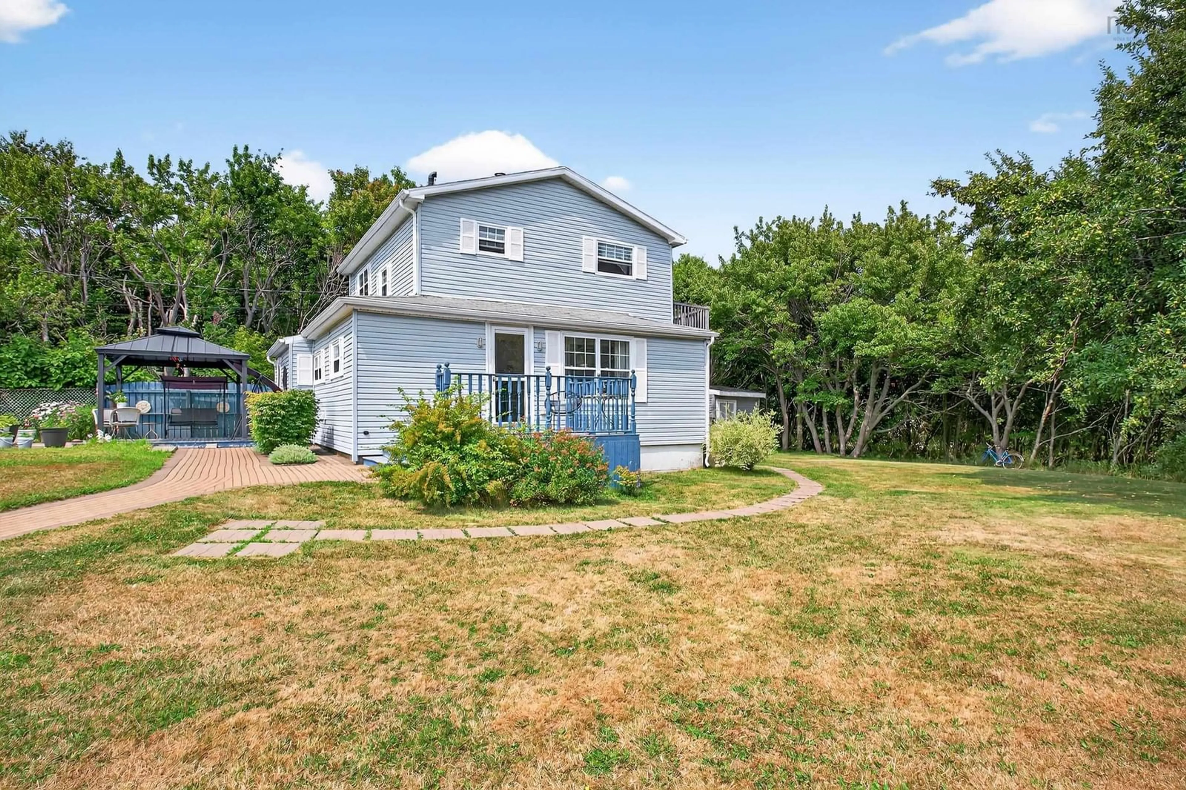 A pic from outside/outdoor area/front of a property/back of a property/a pic from drone, street for 26 Grove St, Glace Bay Nova Scotia B1A 3L7