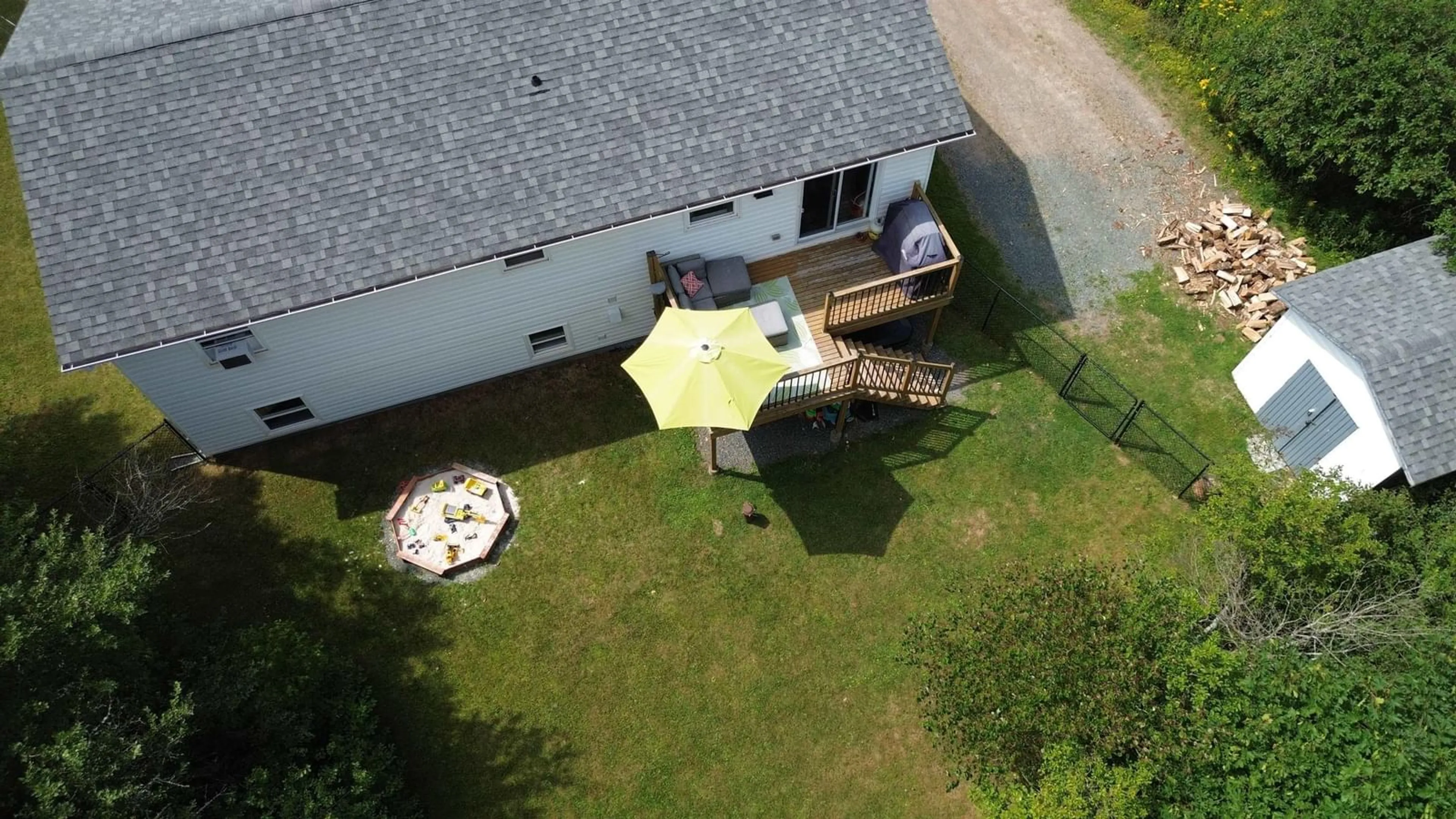 A pic from outside/outdoor area/front of a property/back of a property/a pic from drone, unknown for 21 Ice Pond Dr, Salmon River Nova Scotia B2N 6P6