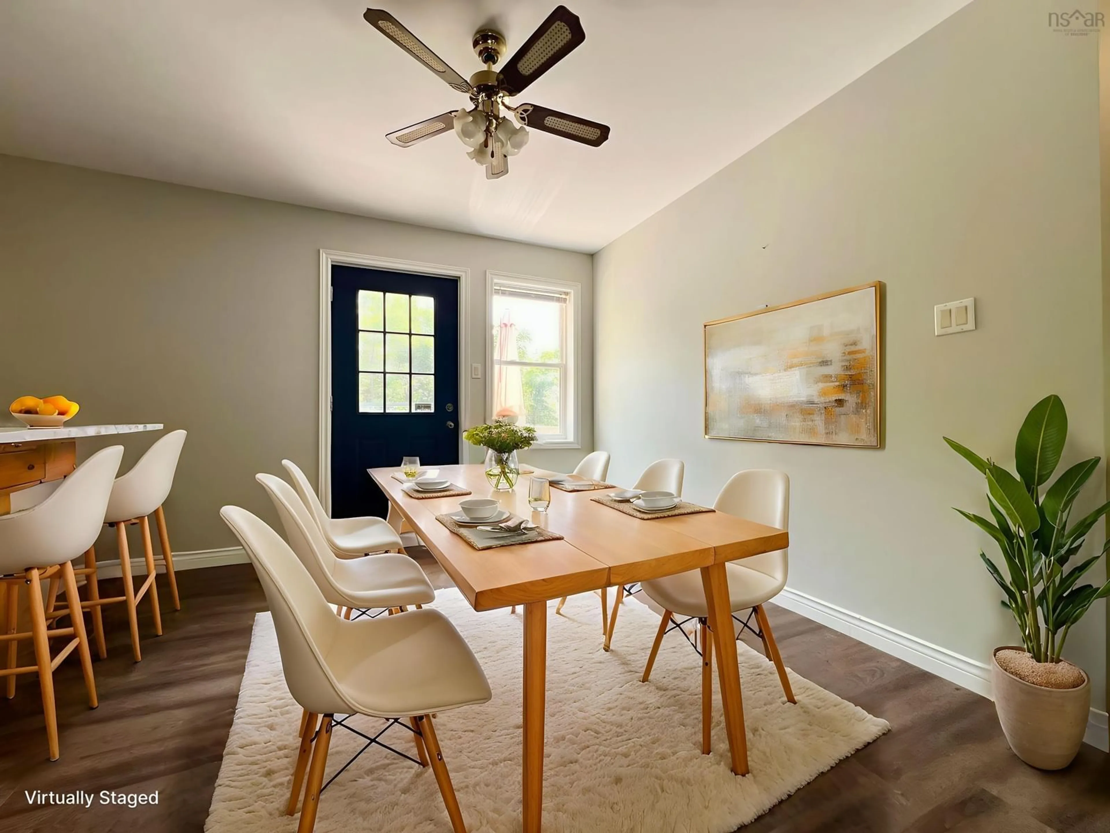 Dining room, wood/laminate floor for 84 Westwind Ridge, Middle Sackville Nova Scotia B4E 3B4