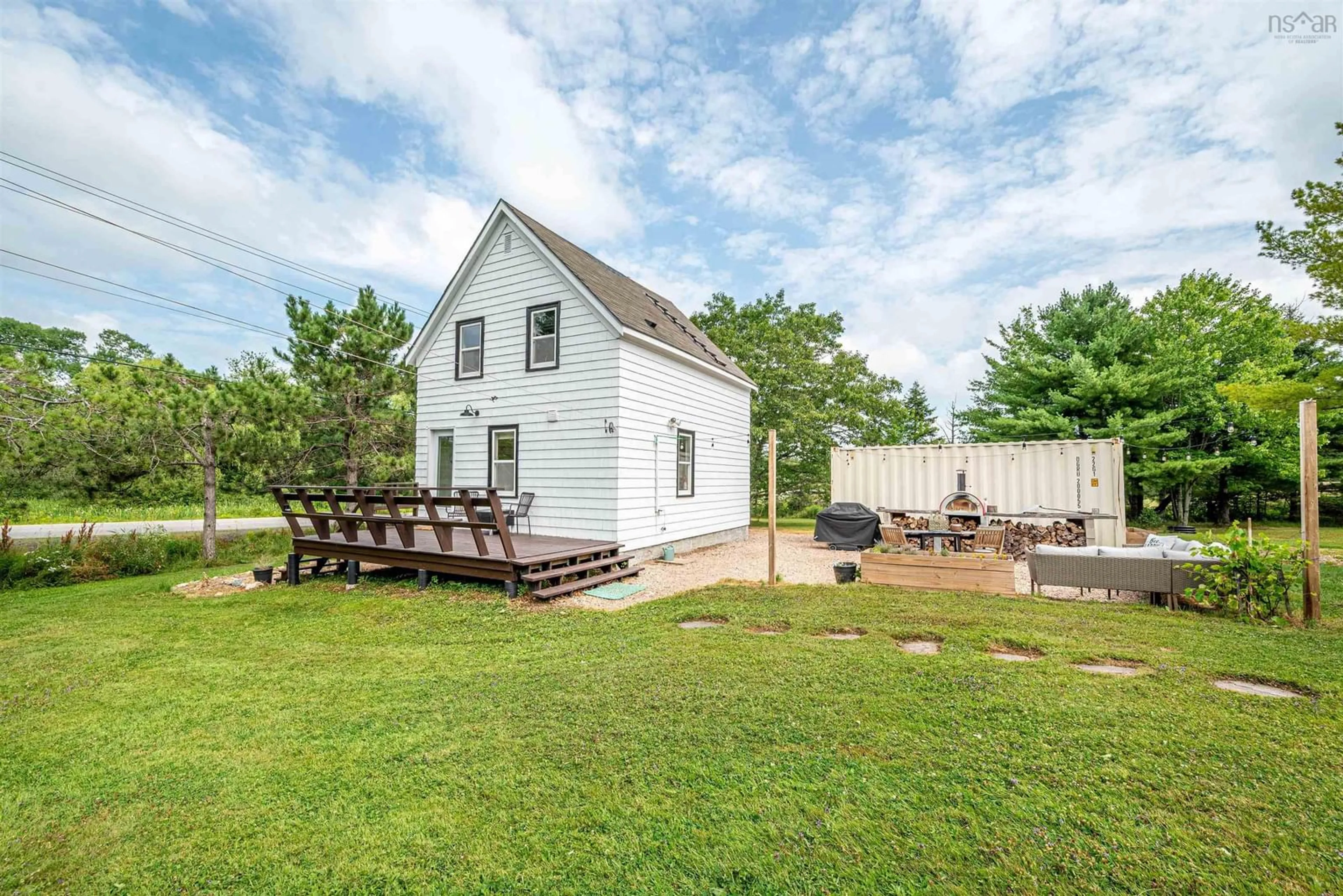 A pic from outside/outdoor area/front of a property/back of a property/a pic from drone, unknown for 1161 Falmouth Back Rd, Upper Falmouth Nova Scotia B0P 1P0