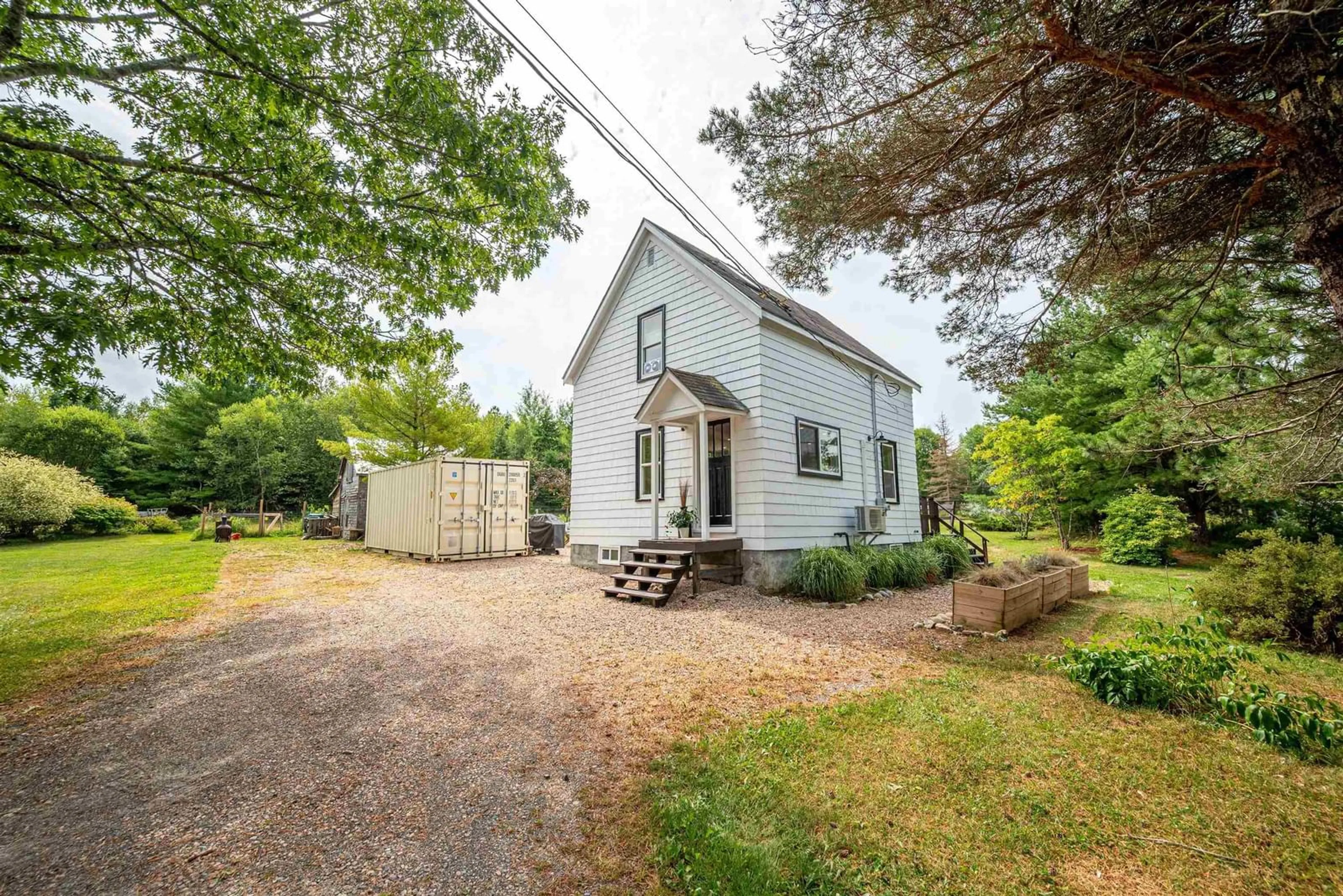 A pic from outside/outdoor area/front of a property/back of a property/a pic from drone, street for 1161 Falmouth Back Rd, Upper Falmouth Nova Scotia B0P 1P0