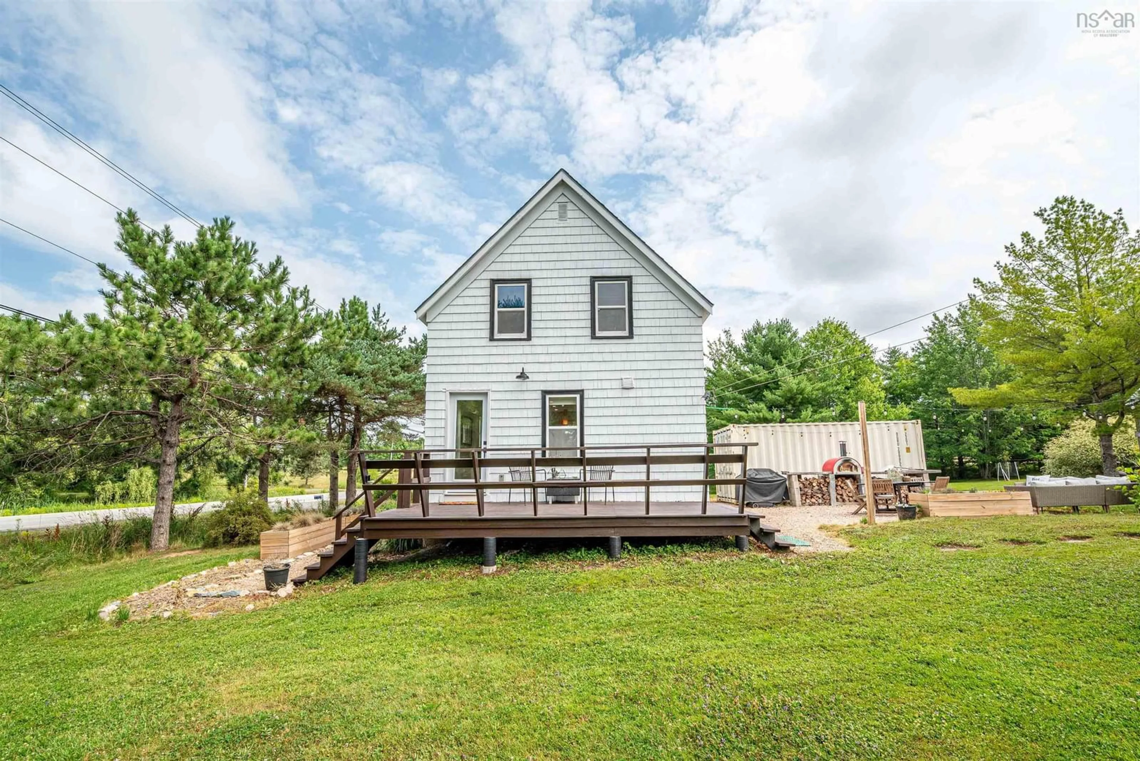 A pic from outside/outdoor area/front of a property/back of a property/a pic from drone, water/lake/river/ocean view for 1161 Falmouth Back Rd, Upper Falmouth Nova Scotia B0P 1P0
