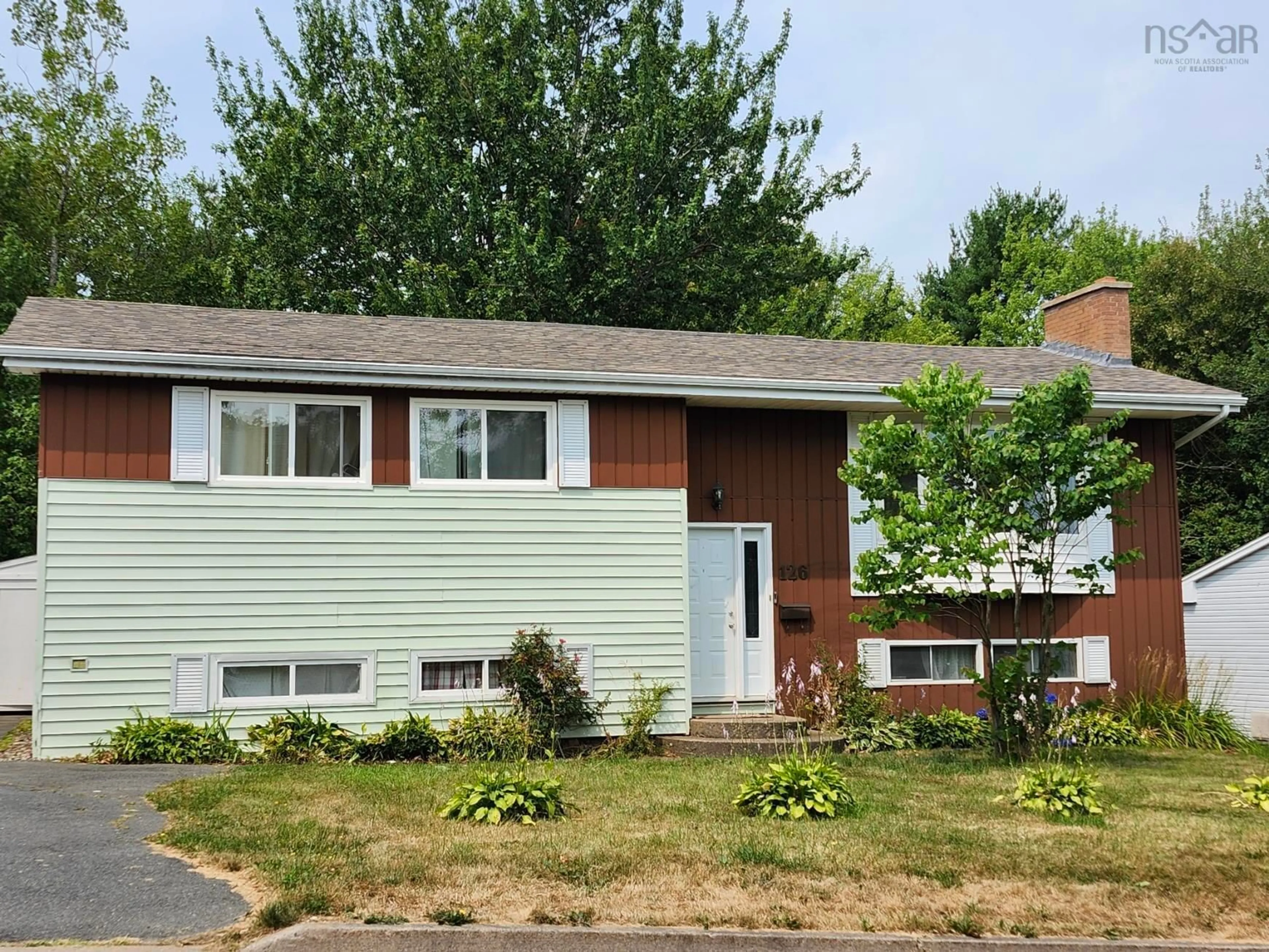Home with vinyl exterior material, street for 126 Aspen Cres, Lower Sackville Nova Scotia B4C 1C9