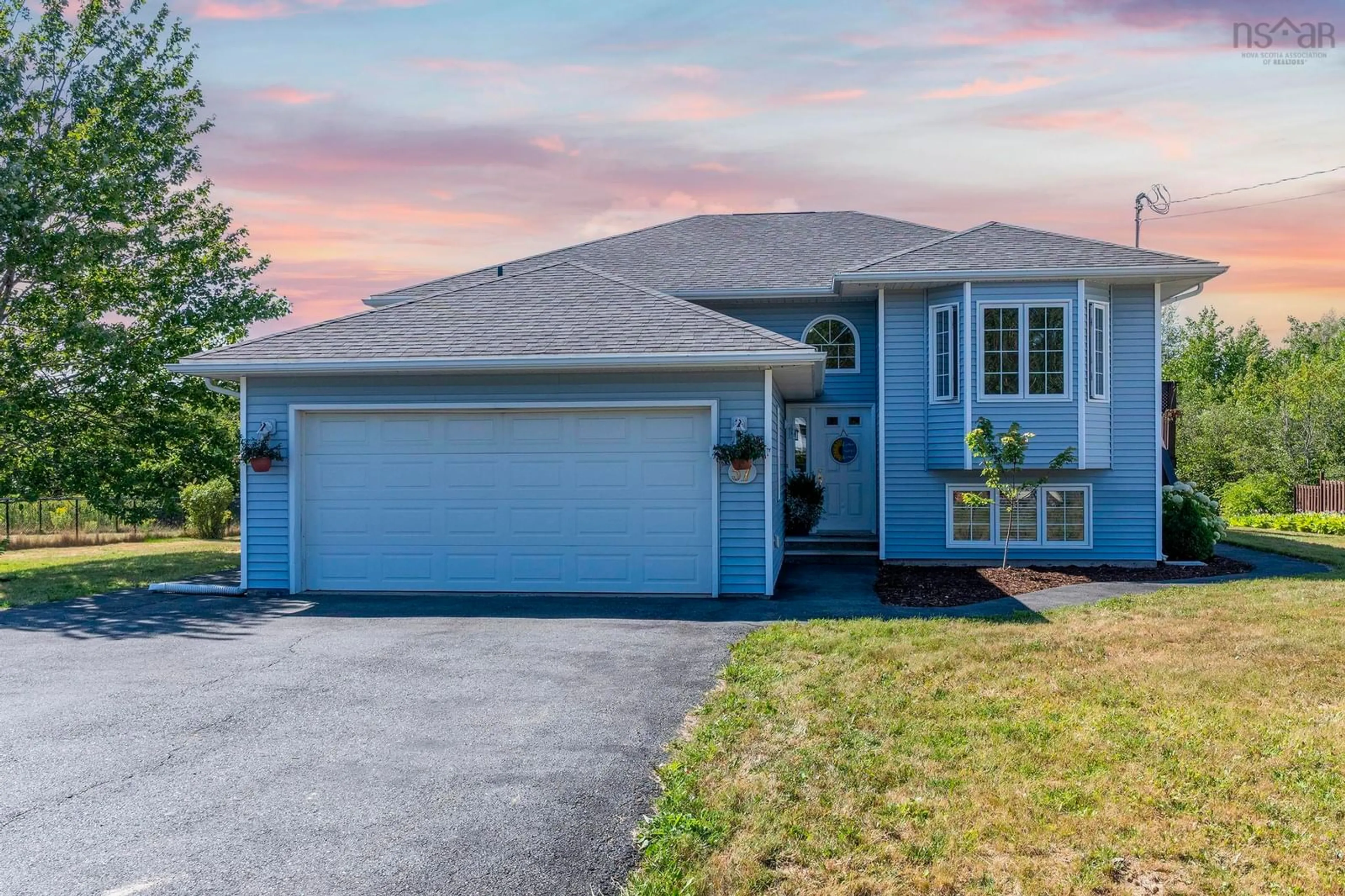 Home with vinyl exterior material, street for 57 Macmillan Dr, Enfield Nova Scotia B2S 1A5