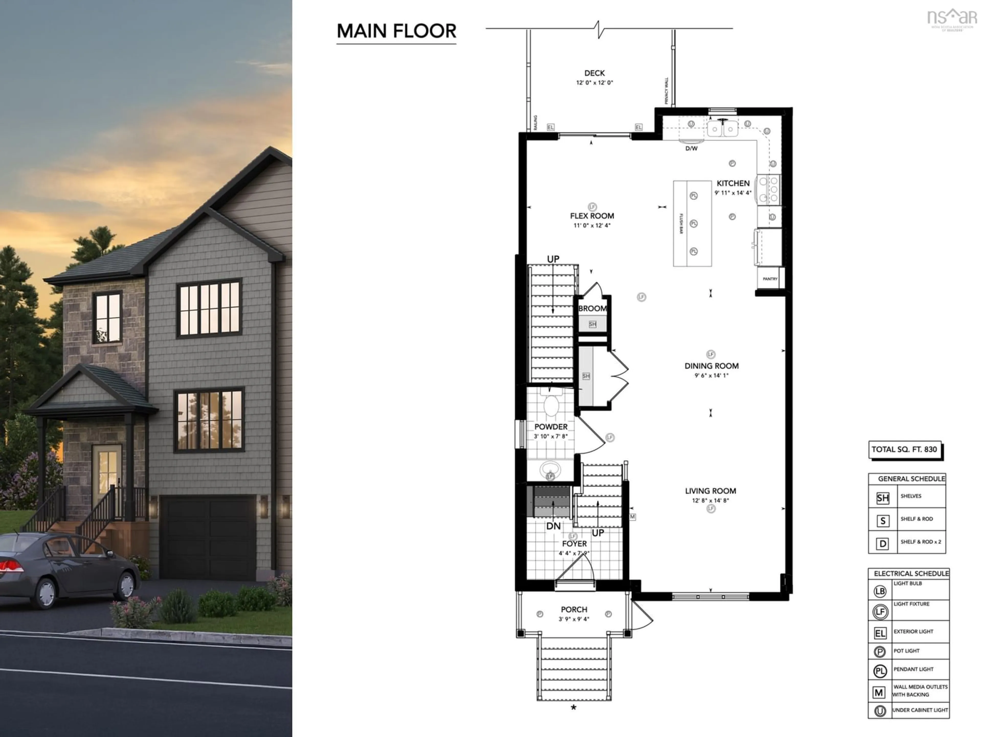 Floor plan for 49 Lew Cres #L039A, Lantz Nova Scotia B2S 2A5