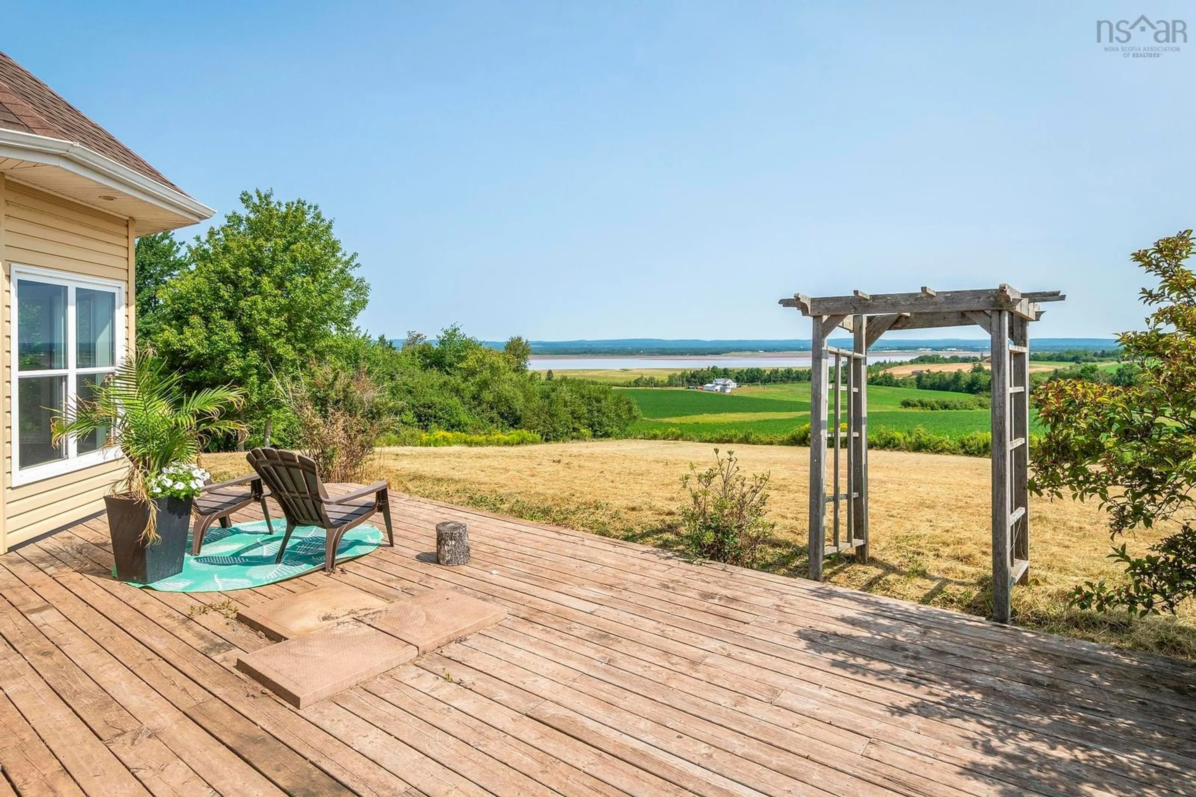Patio, water/lake/river/ocean view for 767 Black Rock Rd, Clifton Nova Scotia B6L 1C3