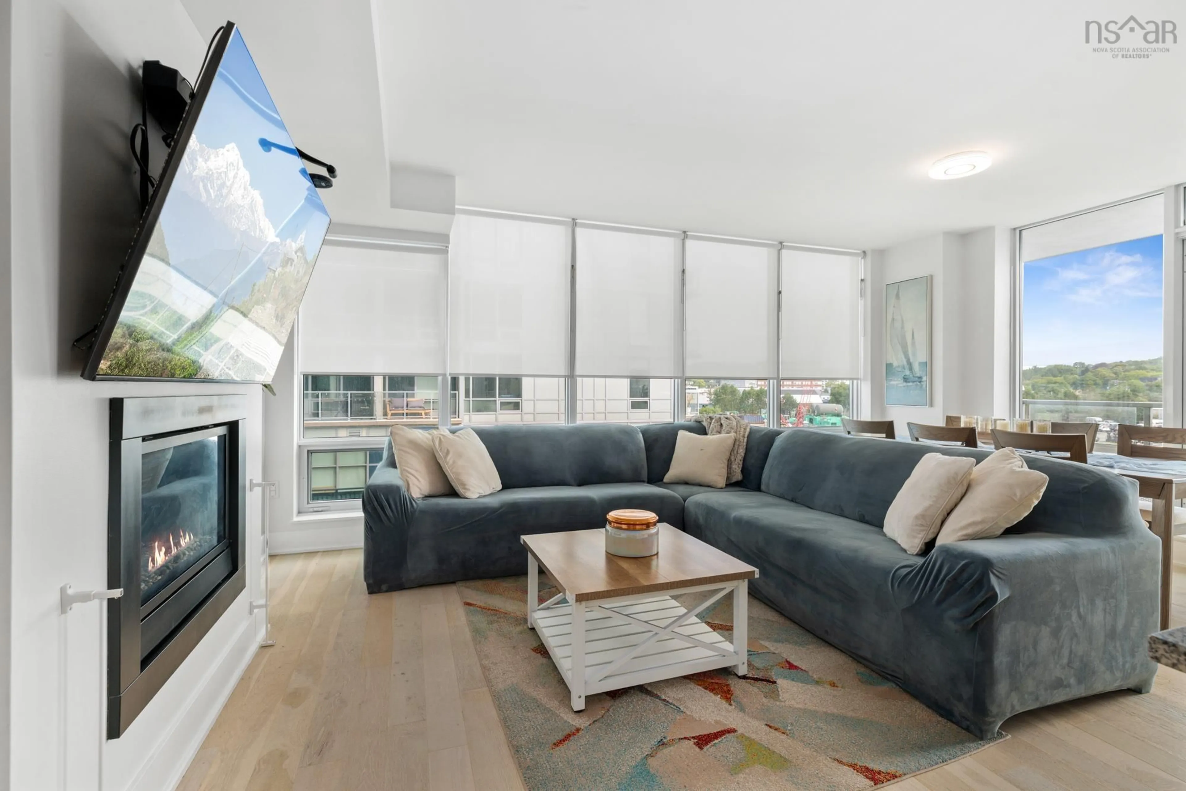 Living room with furniture, unknown for 67 Kings Wharf Pl #206, Dartmouth Nova Scotia B2Y 0C6