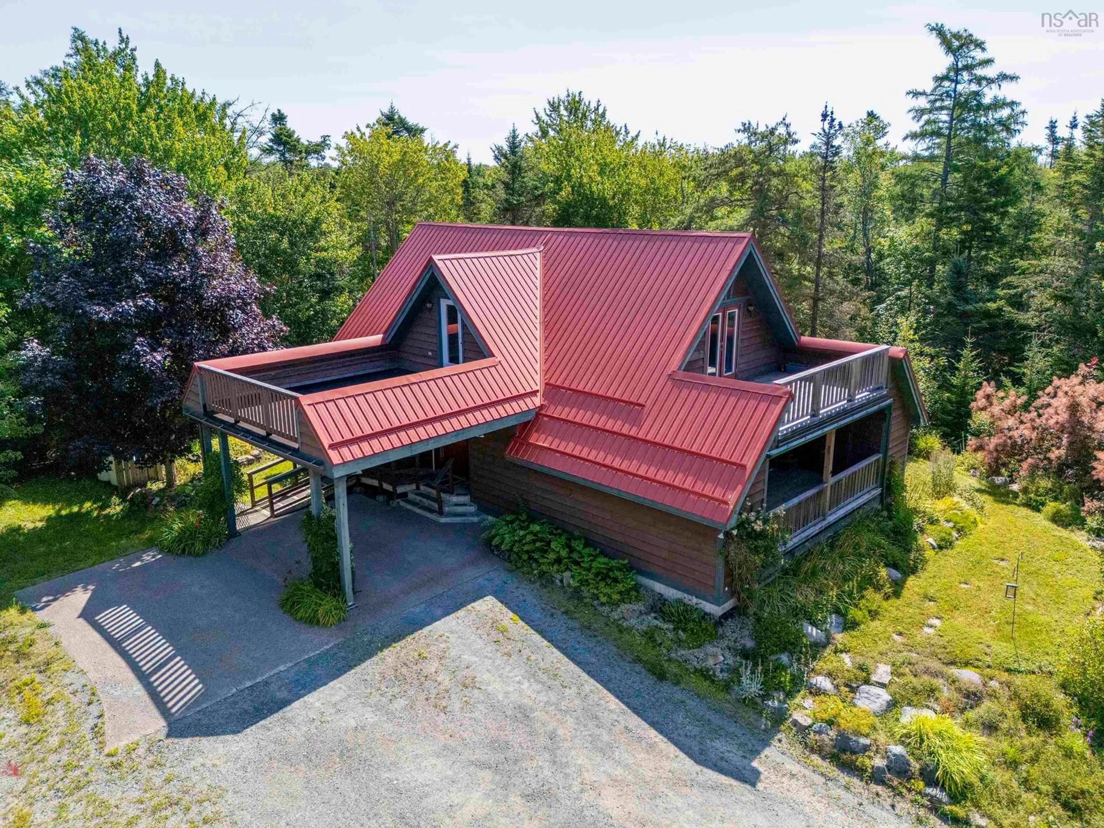 A pic from outside/outdoor area/front of a property/back of a property/a pic from drone, unknown for 3641 St. Margarets Bay Rd, Hubley Nova Scotia B3Z 1B7