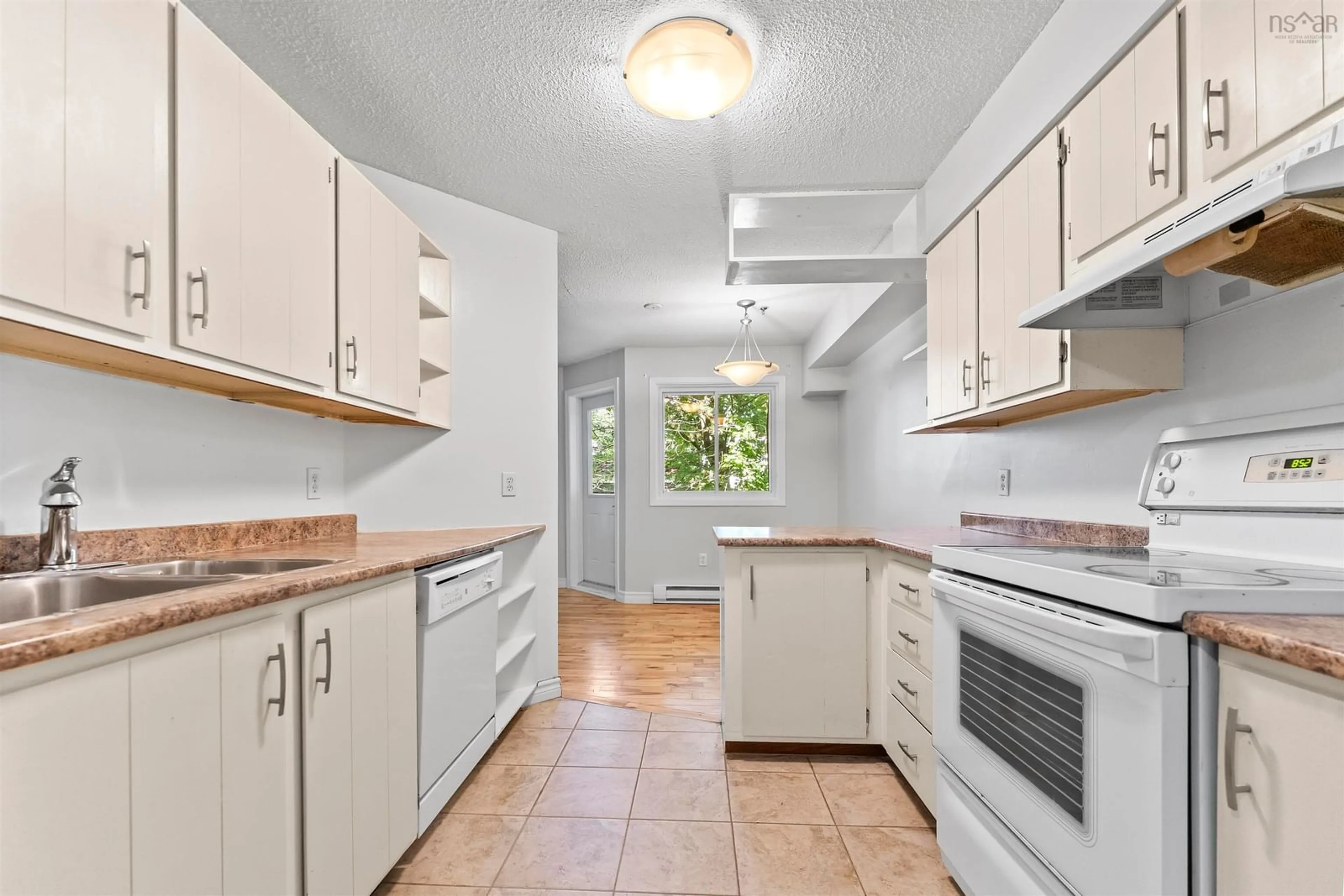 Standard kitchen, ceramic/tile floor for 2080 Quingate Pl #210, Halifax Nova Scotia B3L 4R9