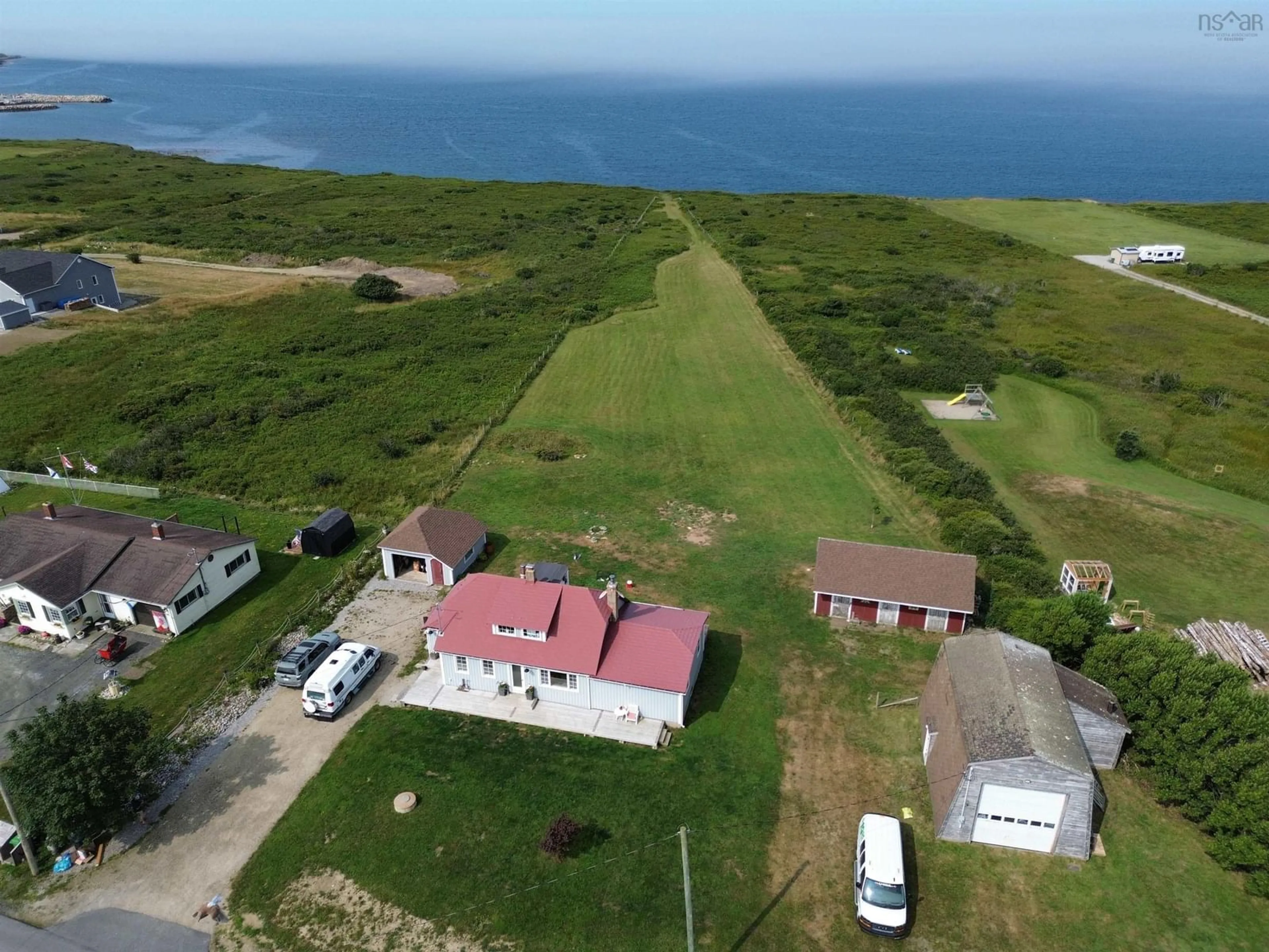 A pic from outside/outdoor area/front of a property/back of a property/a pic from drone, water/lake/river/ocean view for 1837 Main Shore Rd, Sandford Nova Scotia B5A 5L1