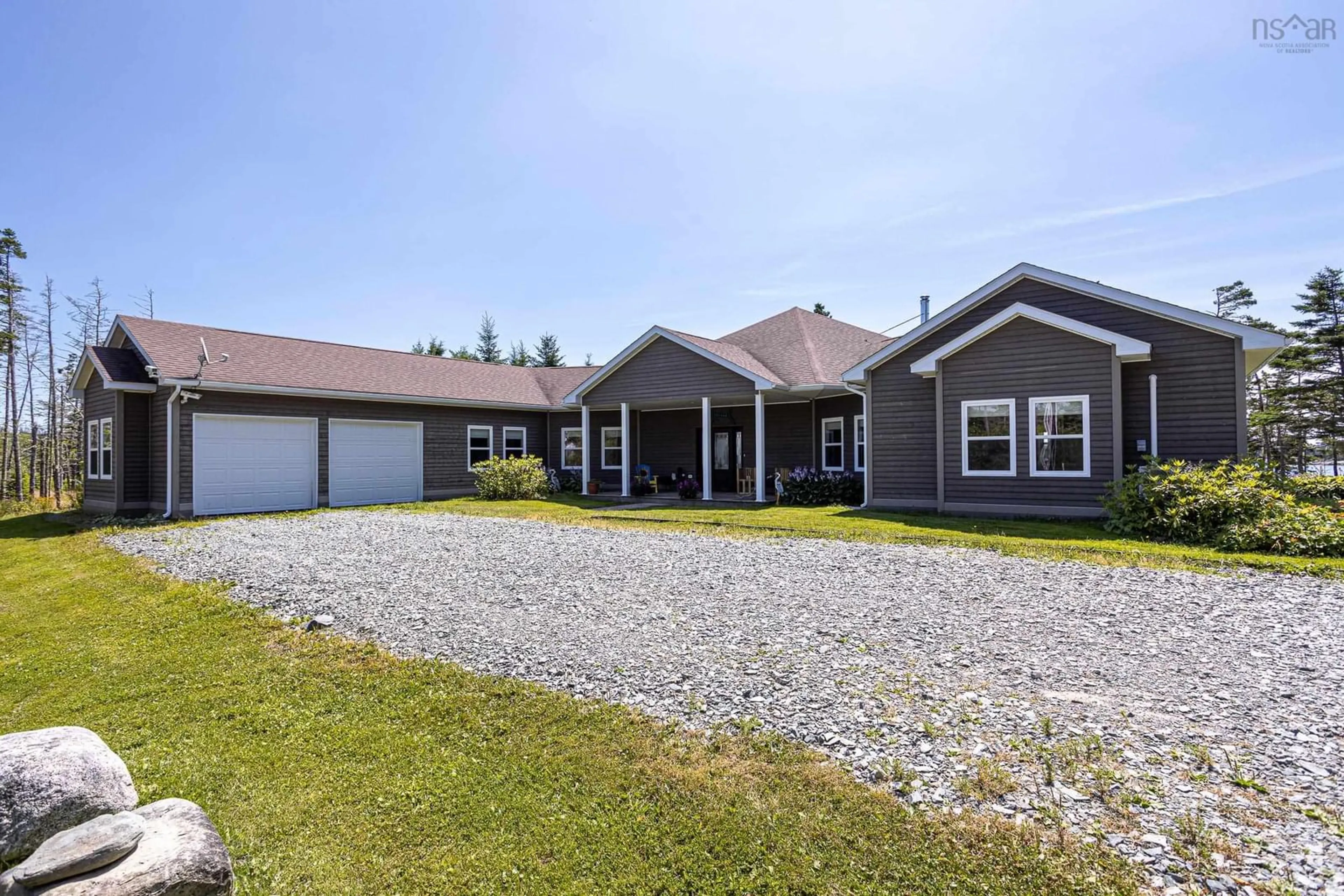 A pic from outside/outdoor area/front of a property/back of a property/a pic from drone, unknown for 30 & 32 Lofty Pine Rd, Popes Harbour Nova Scotia B0J 3H0