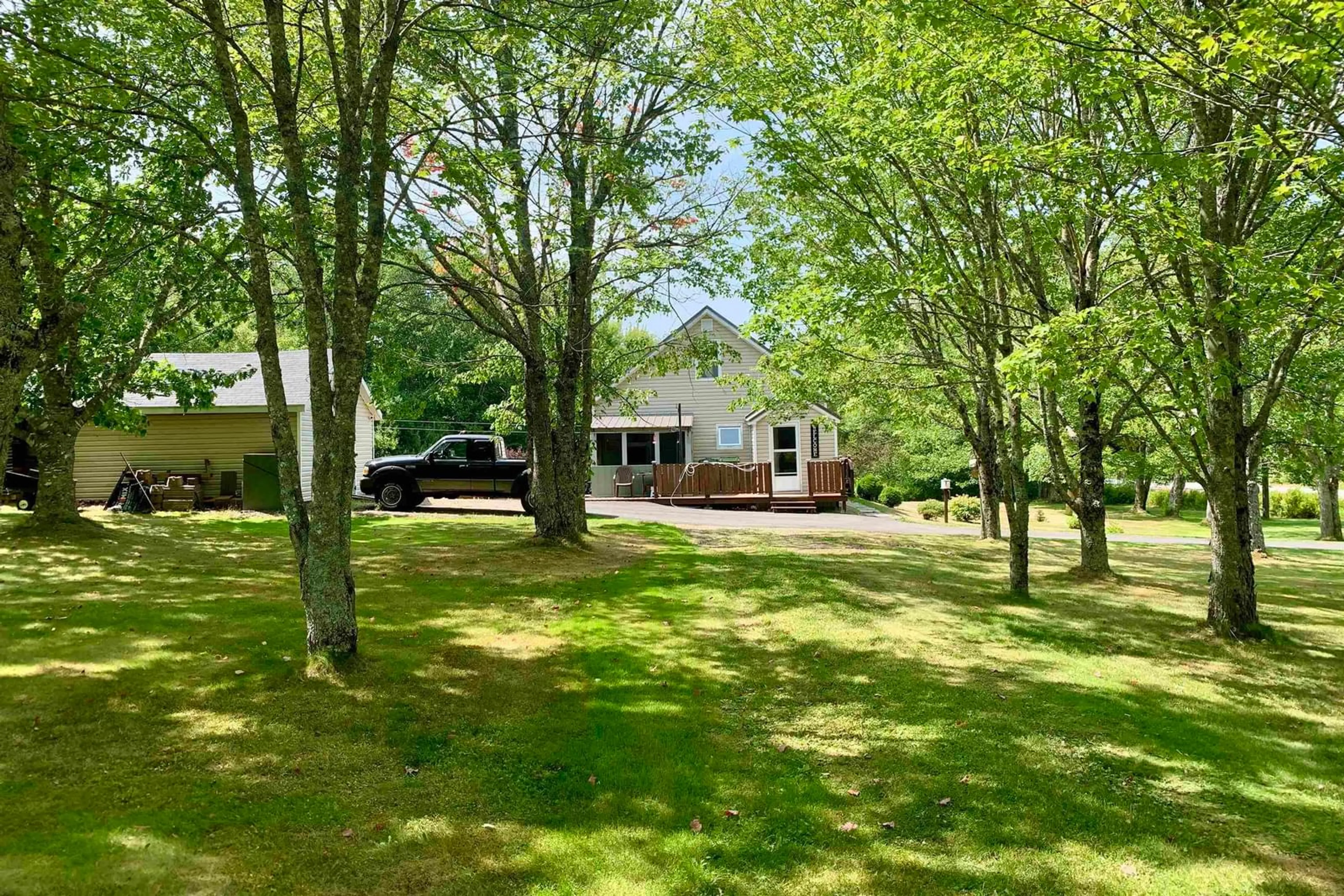 A pic from outside/outdoor area/front of a property/back of a property/a pic from drone, unknown for 1334 Highway 321, Valley Road Nova Scotia B0M 1V0