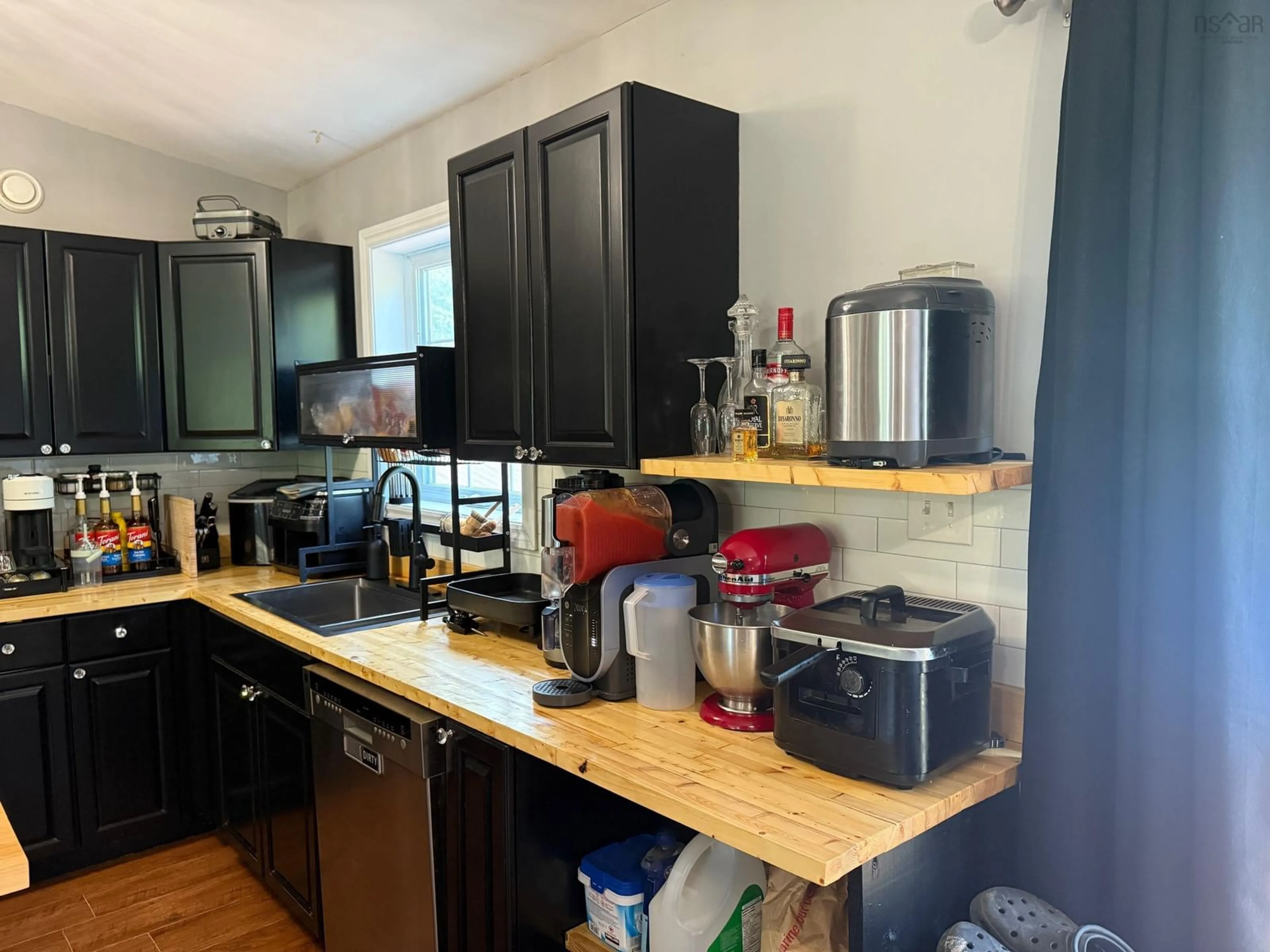 Standard kitchen, wood/laminate floor for 489 Sarty Rd, Wentzells Lake Nova Scotia B4V 8V9