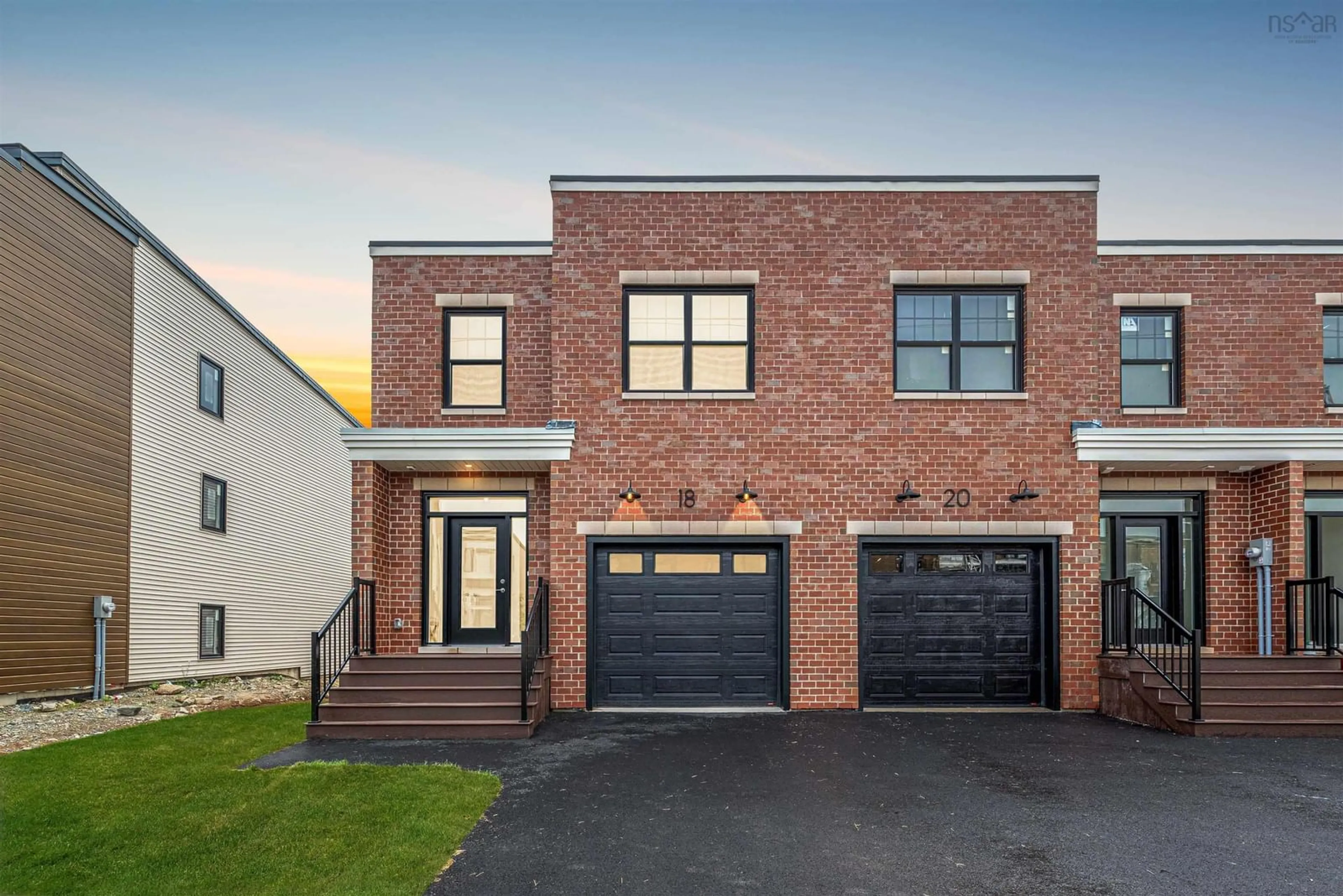 Home with brick exterior material, street for 18 Trekker Dr, Bedford Nova Scotia B4B 2K7