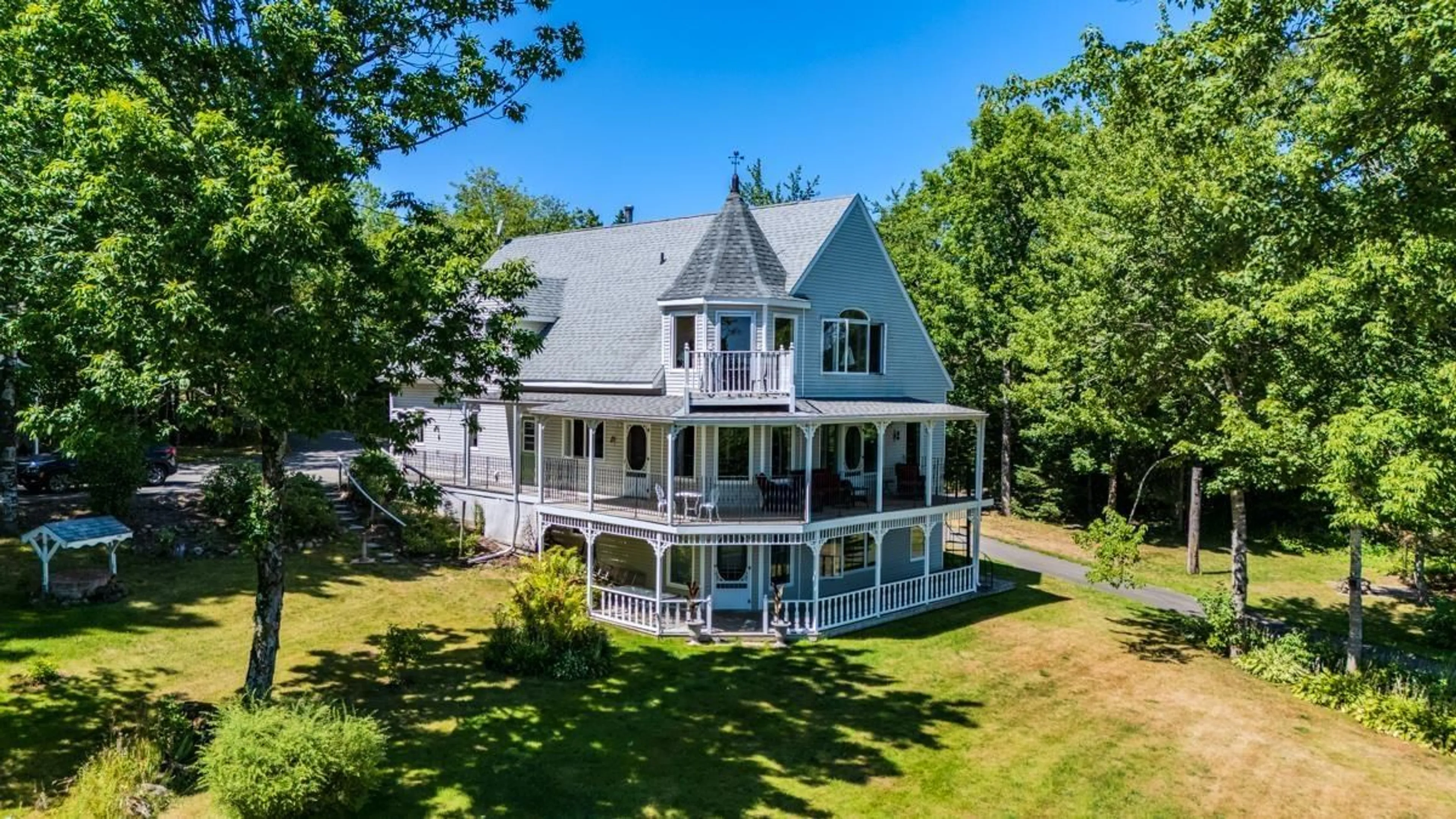 A pic from outside/outdoor area/front of a property/back of a property/a pic from drone, water/lake/river/ocean view for 209 Shortts Lake West Rd, Shortts Lake Nova Scotia B0N 1C0