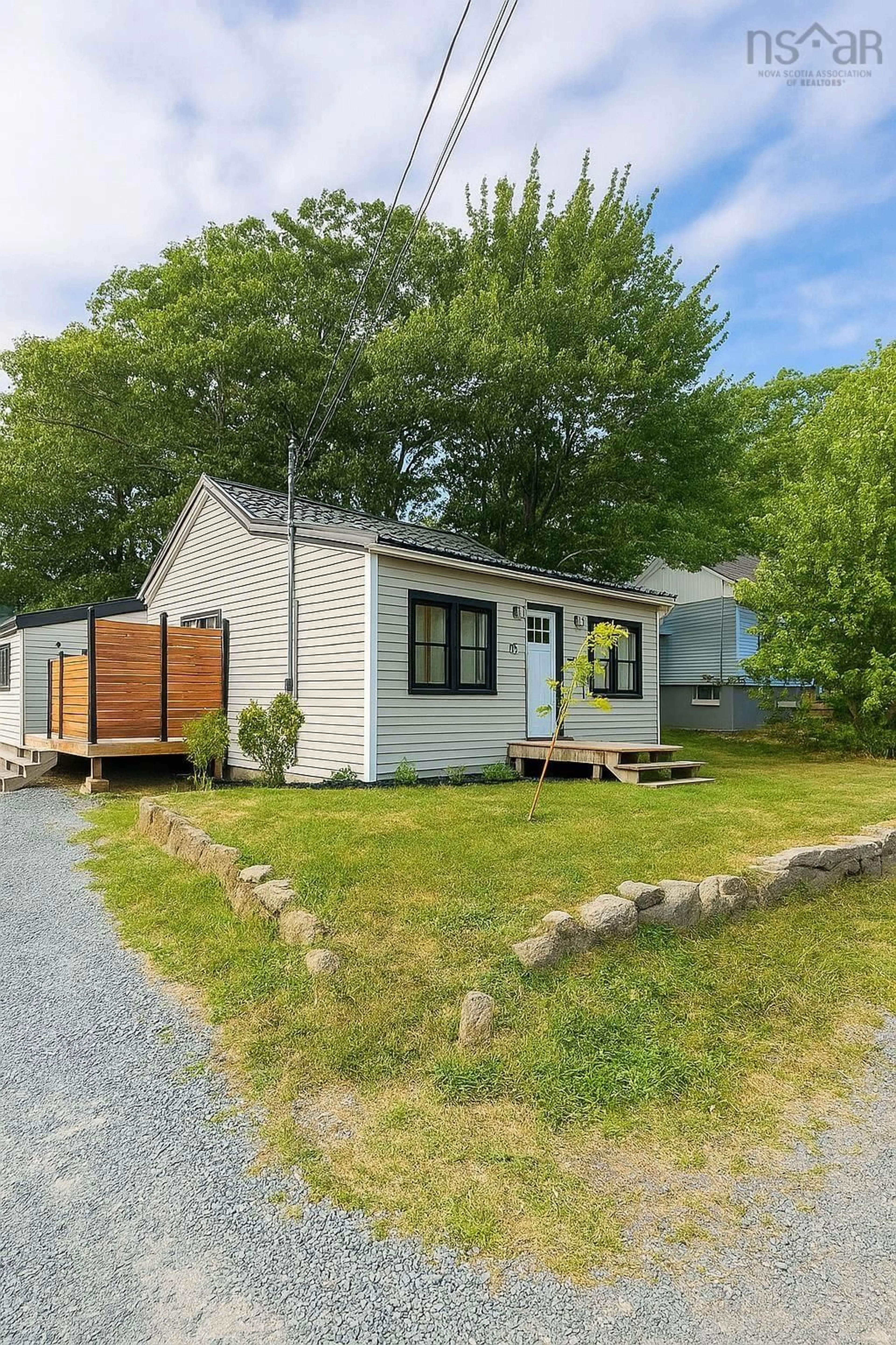 Home with vinyl exterior material, street for 14 Autumn Dr, Spryfield Nova Scotia B3R 1H1