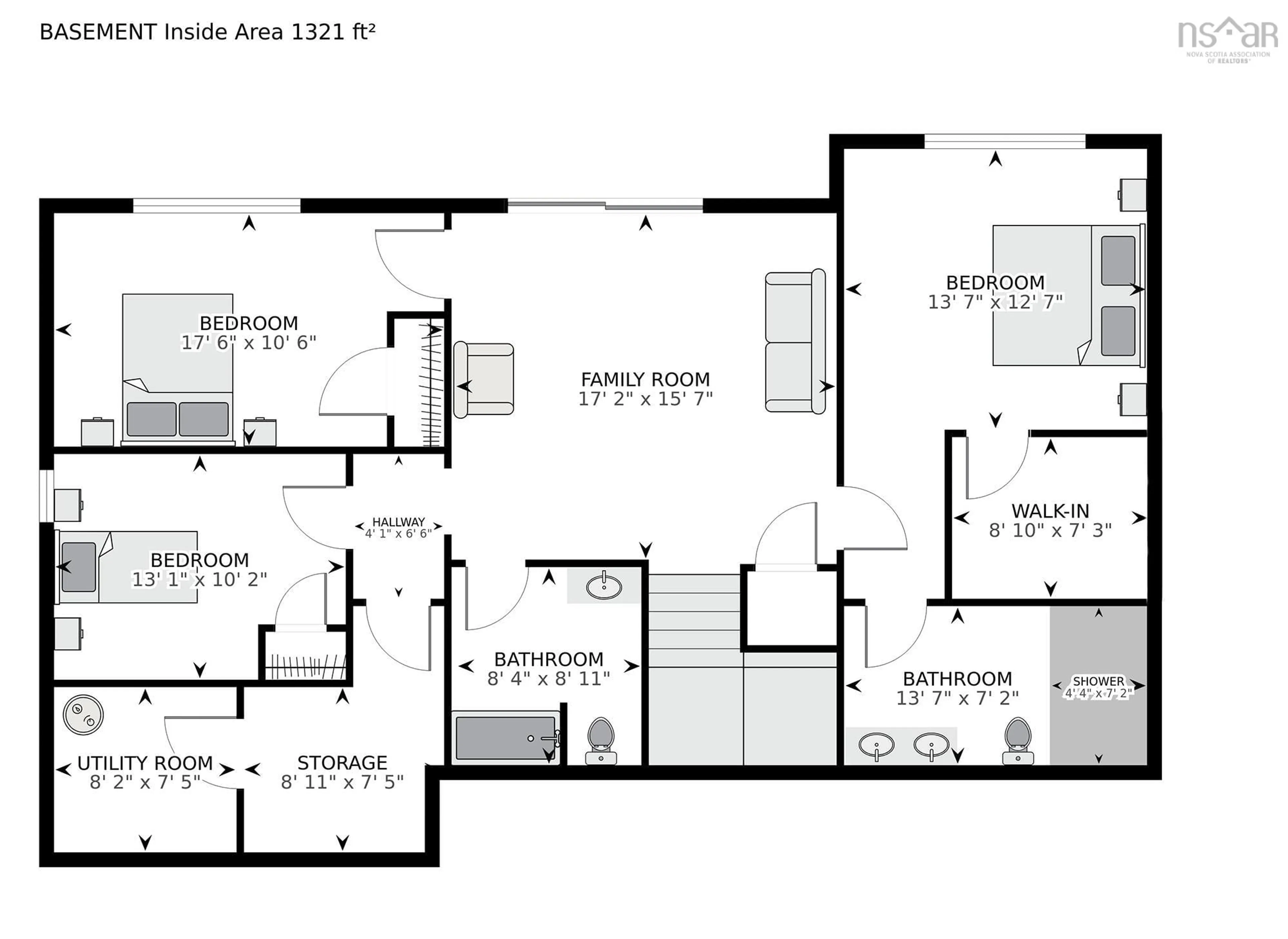 Floor plan for 3 Kittiwake Ridge, Halibut Bay Nova Scotia B2V 1R1