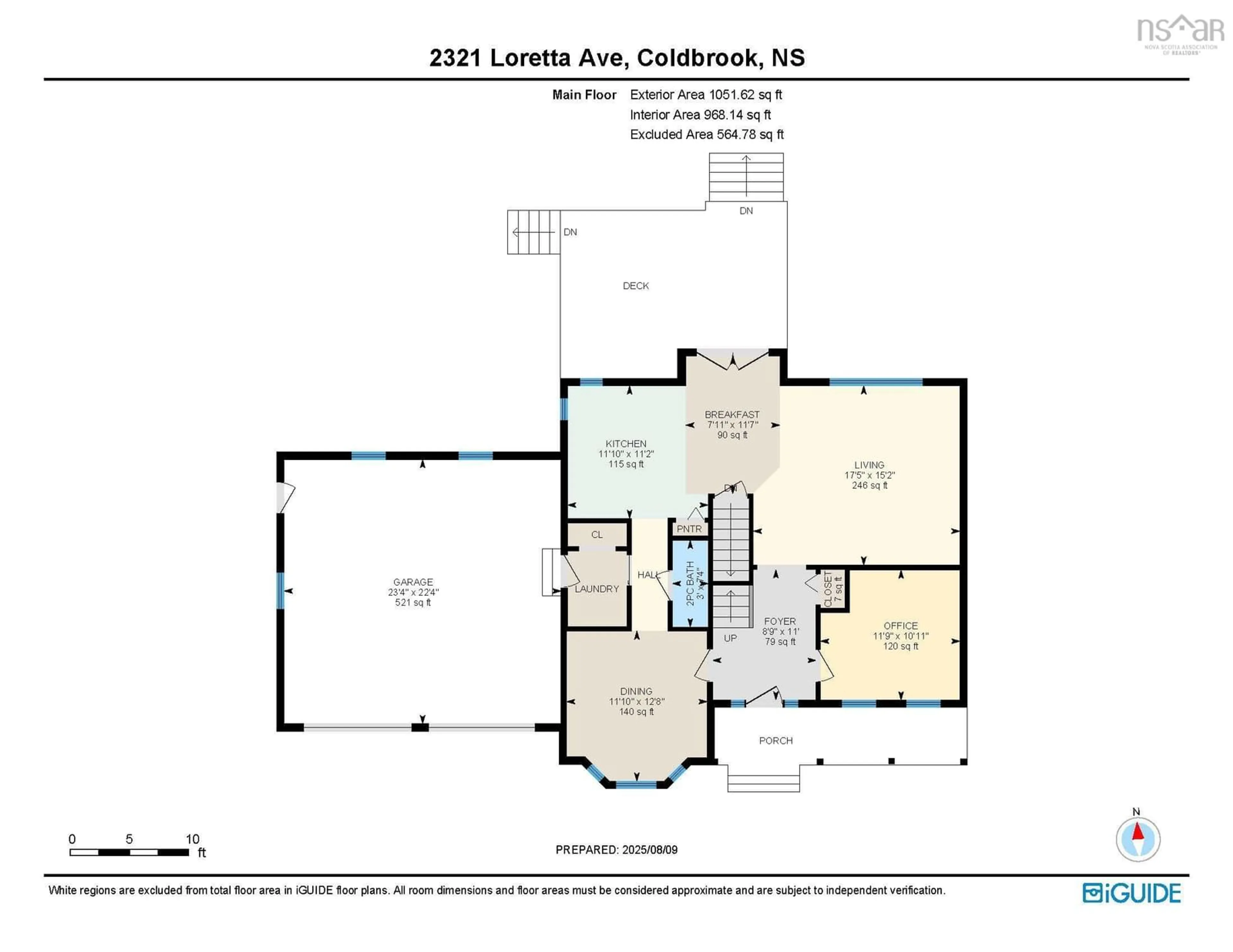 Floor plan for 2321 Loretta Ave, Coldbrook Nova Scotia B4R 1A7