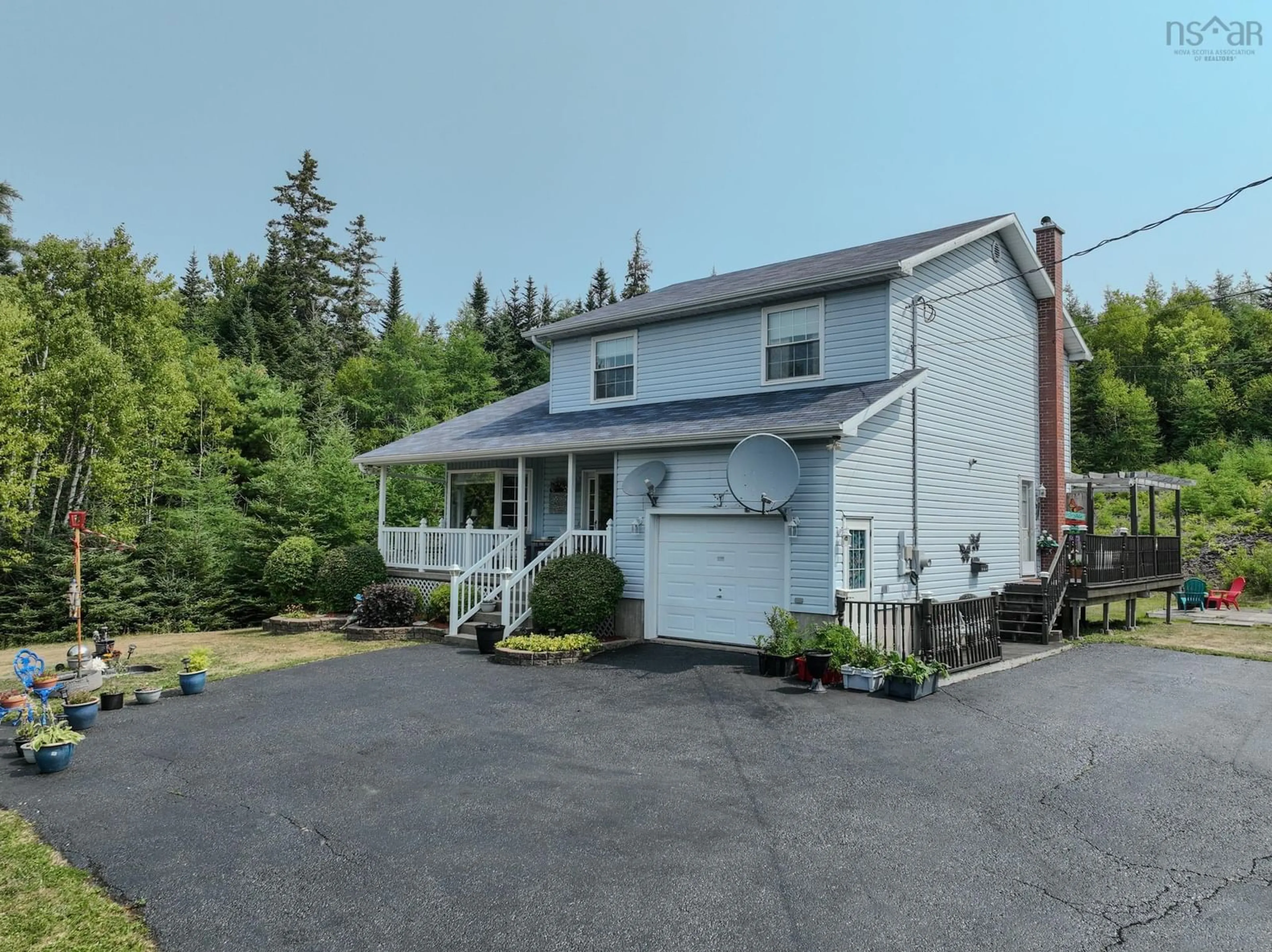 A pic from outside/outdoor area/front of a property/back of a property/a pic from drone, street for 2799 Gabarus Hwy, Caribou Marsh Nova Scotia B1L 1G1