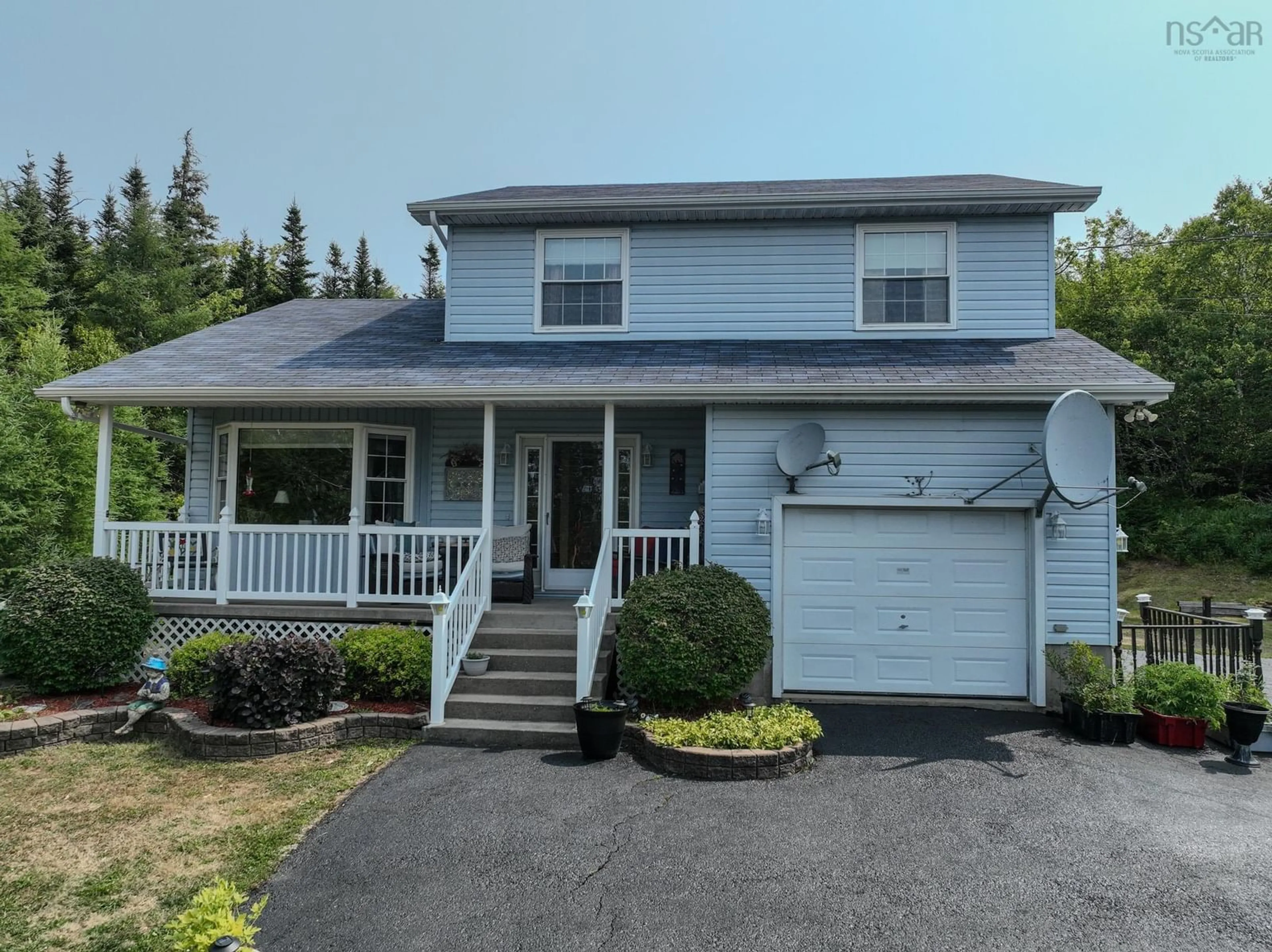Home with vinyl exterior material, street for 2799 Gabarus Hwy, Caribou Marsh Nova Scotia B1L 1G1