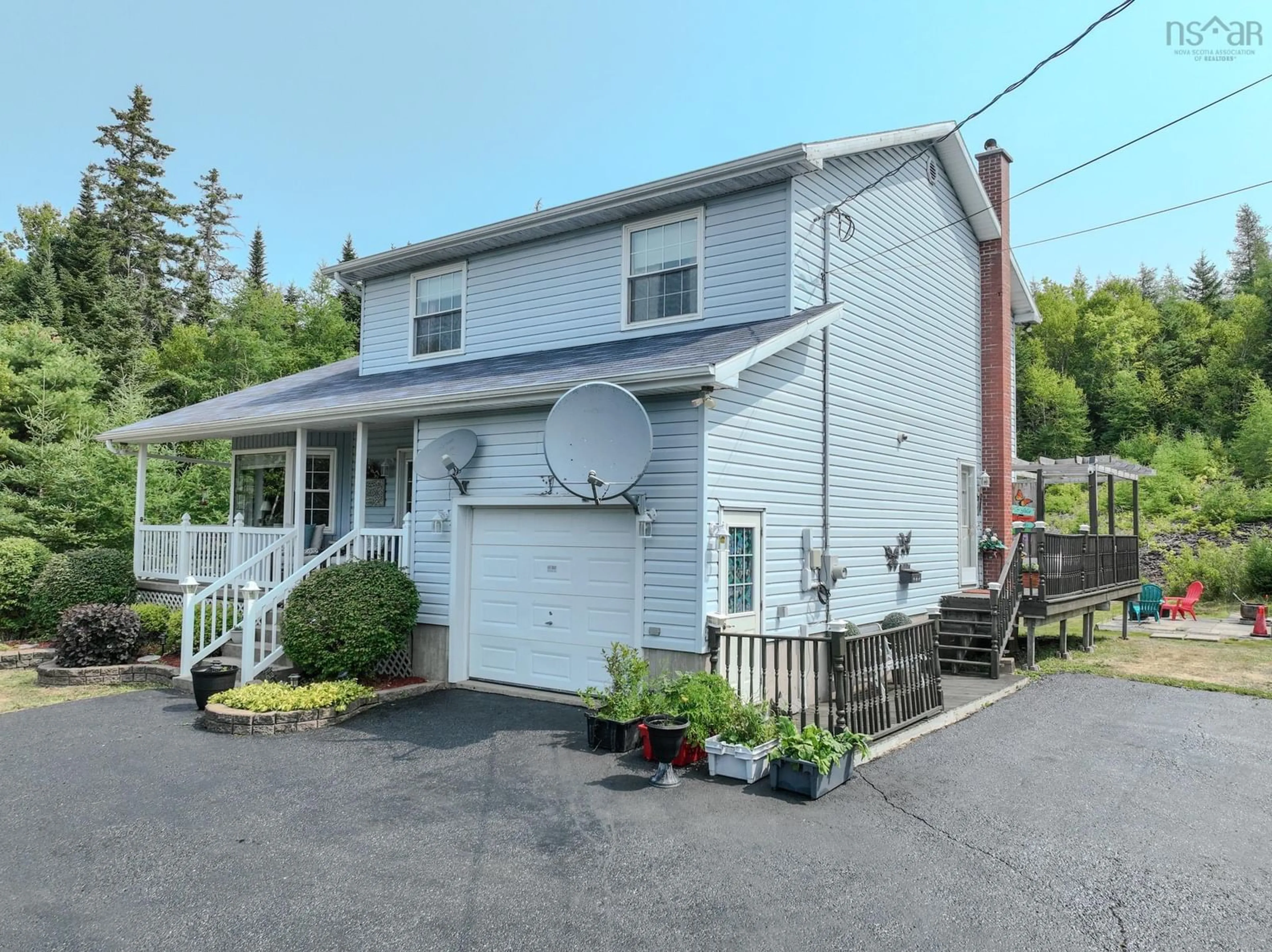 A pic from outside/outdoor area/front of a property/back of a property/a pic from drone, street for 2799 Gabarus Hwy, Caribou Marsh Nova Scotia B1L 1G1