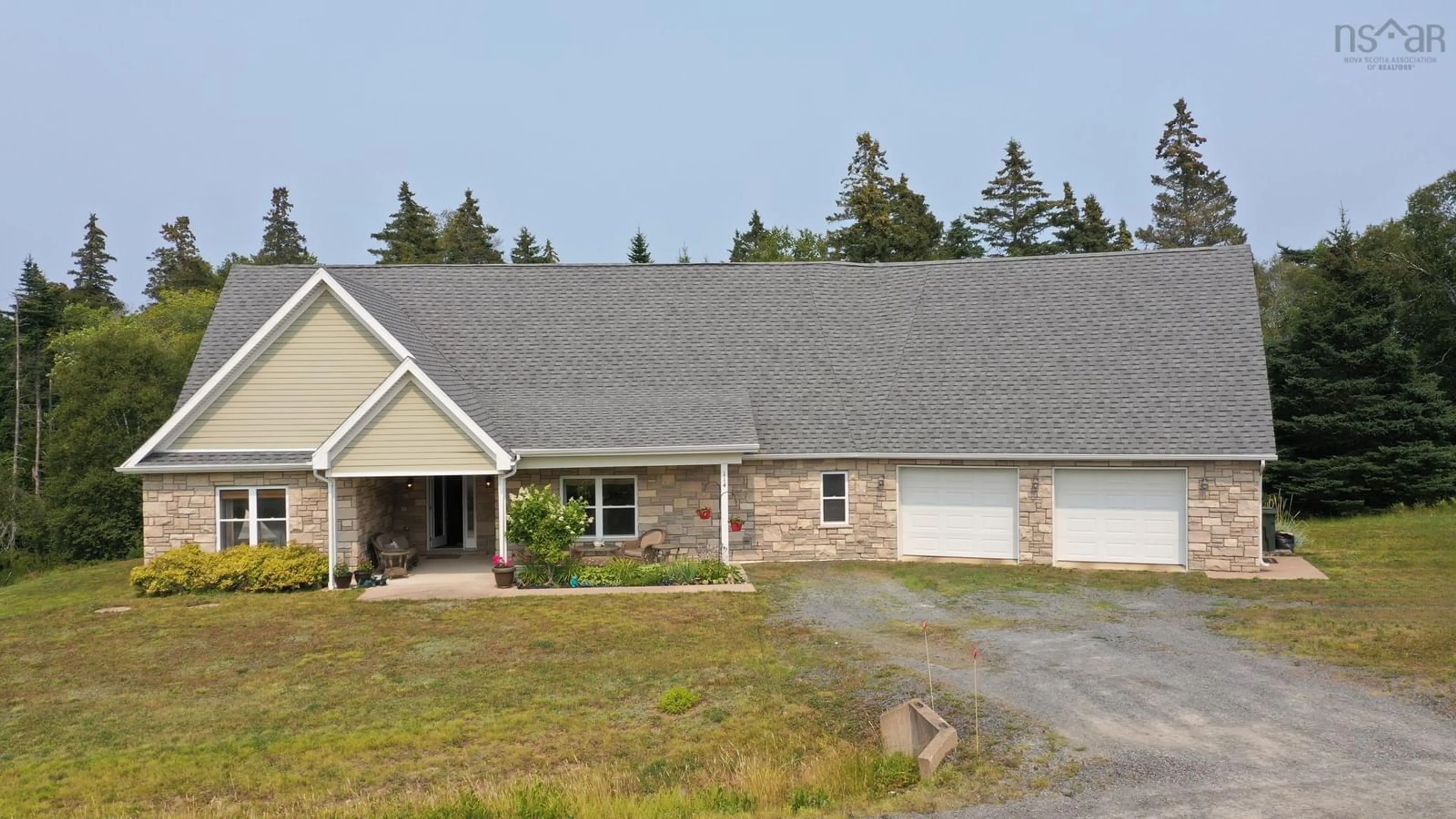 A pic from outside/outdoor area/front of a property/back of a property/a pic from drone, building for 114 Ocean Stone Dr, Garden Lots Nova Scotia B0J 2C0