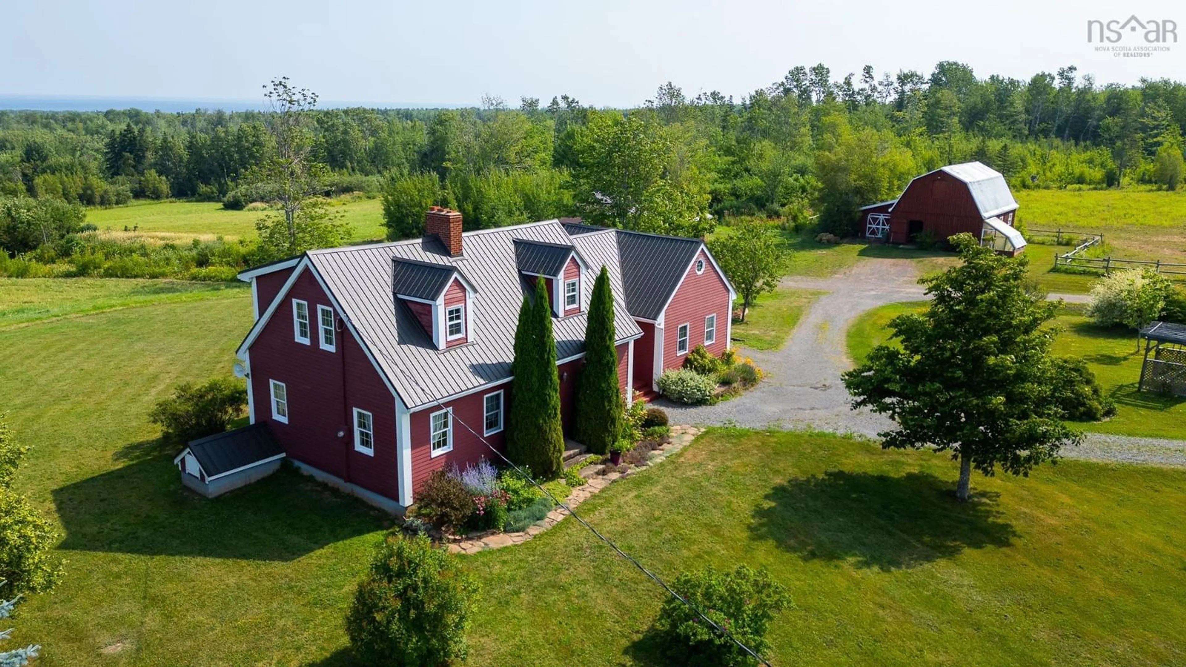 A pic from outside/outdoor area/front of a property/back of a property/a pic from drone, unknown for 199 Mcinnis Rd, Wallace Ridge Nova Scotia B0K 1E0