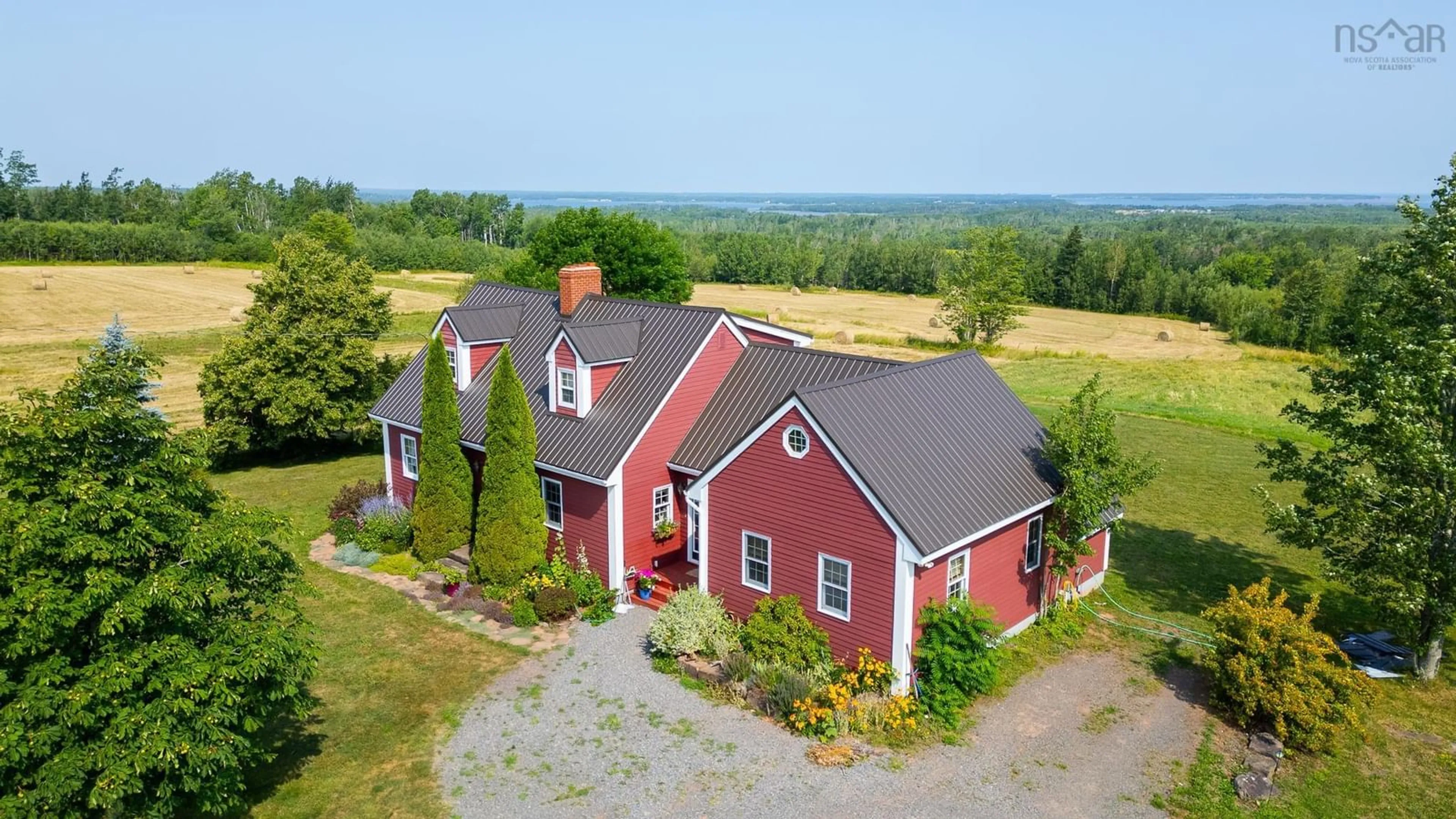 A pic from outside/outdoor area/front of a property/back of a property/a pic from drone, building for 199 Mcinnis Rd, Wallace Ridge Nova Scotia B0K 1E0