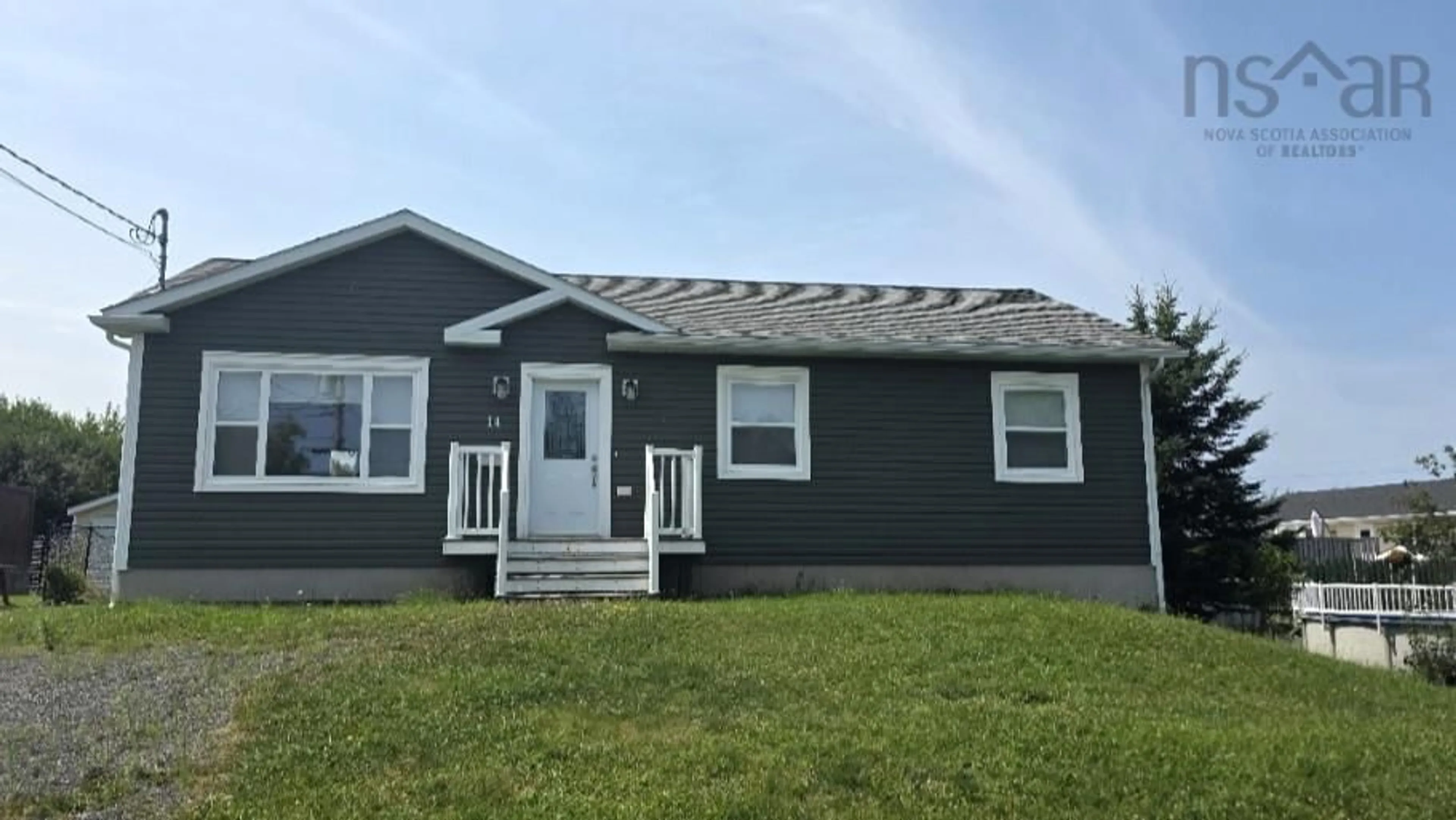 Home with vinyl exterior material, street for 14 Lancaster Ave, New Glasgow Nova Scotia B2H 0A2