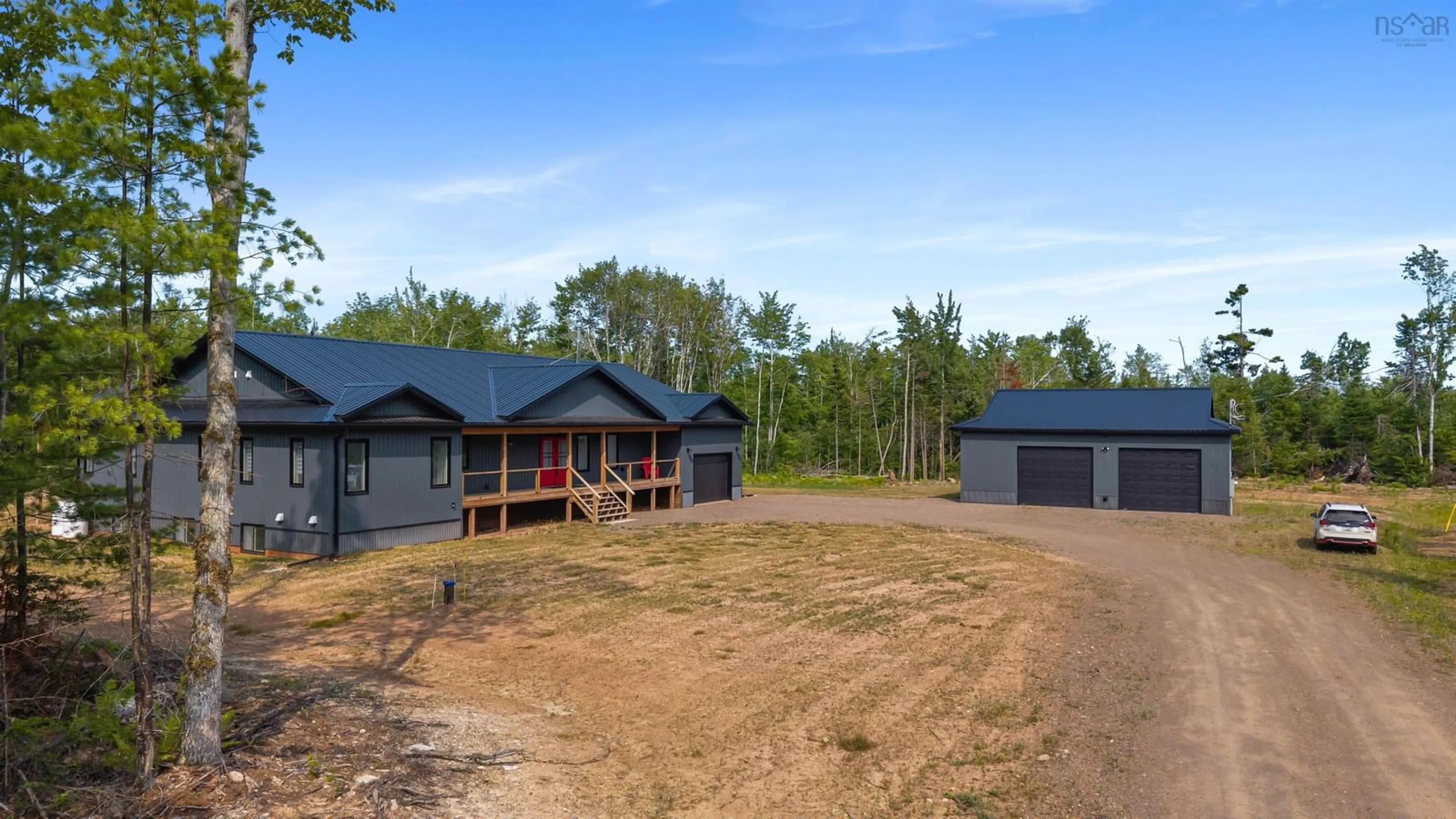 A pic from outside/outdoor area/front of a property/back of a property/a pic from drone, unknown for 5021 River John Rd, Haliburton Nova Scotia B0K 1H0