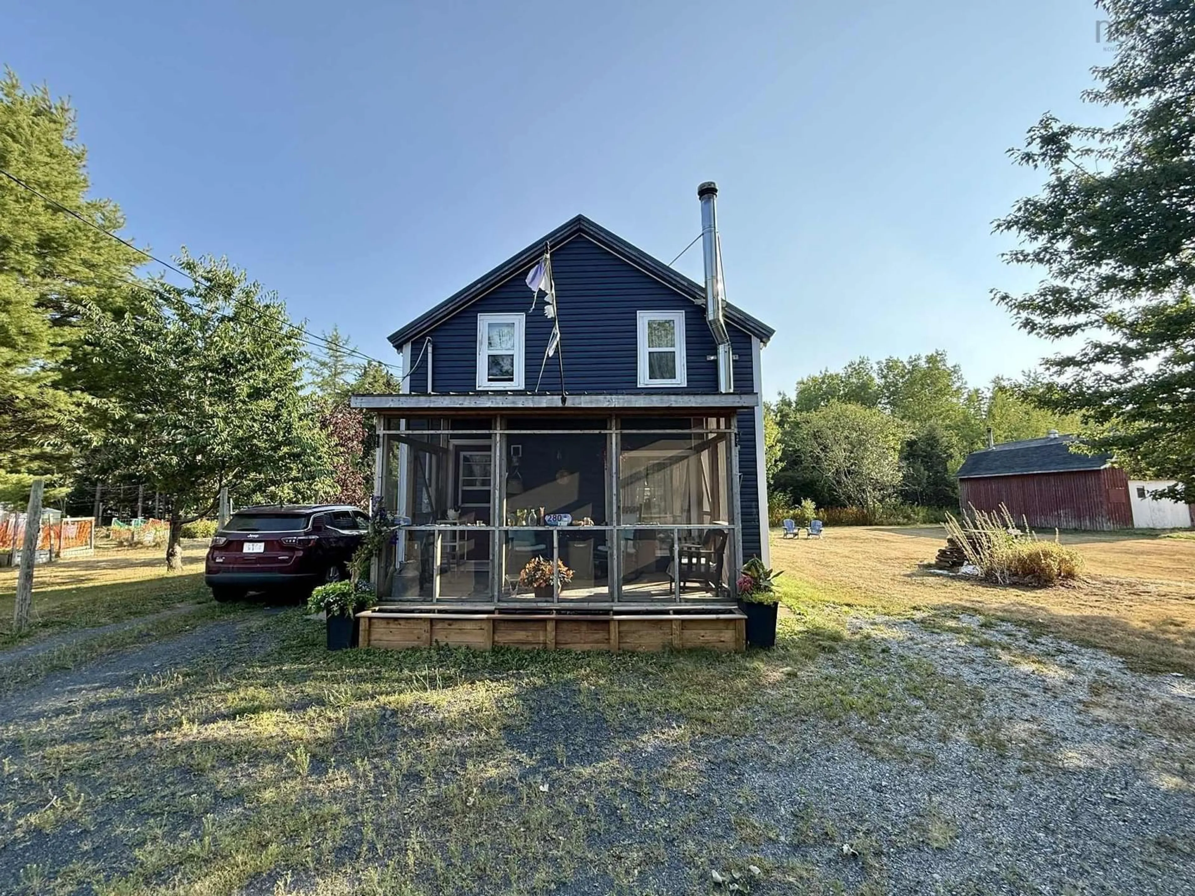 A pic from outside/outdoor area/front of a property/back of a property/a pic from drone, unknown for 280 Two Island Rd, Parrsboro Nova Scotia B0M 1S0